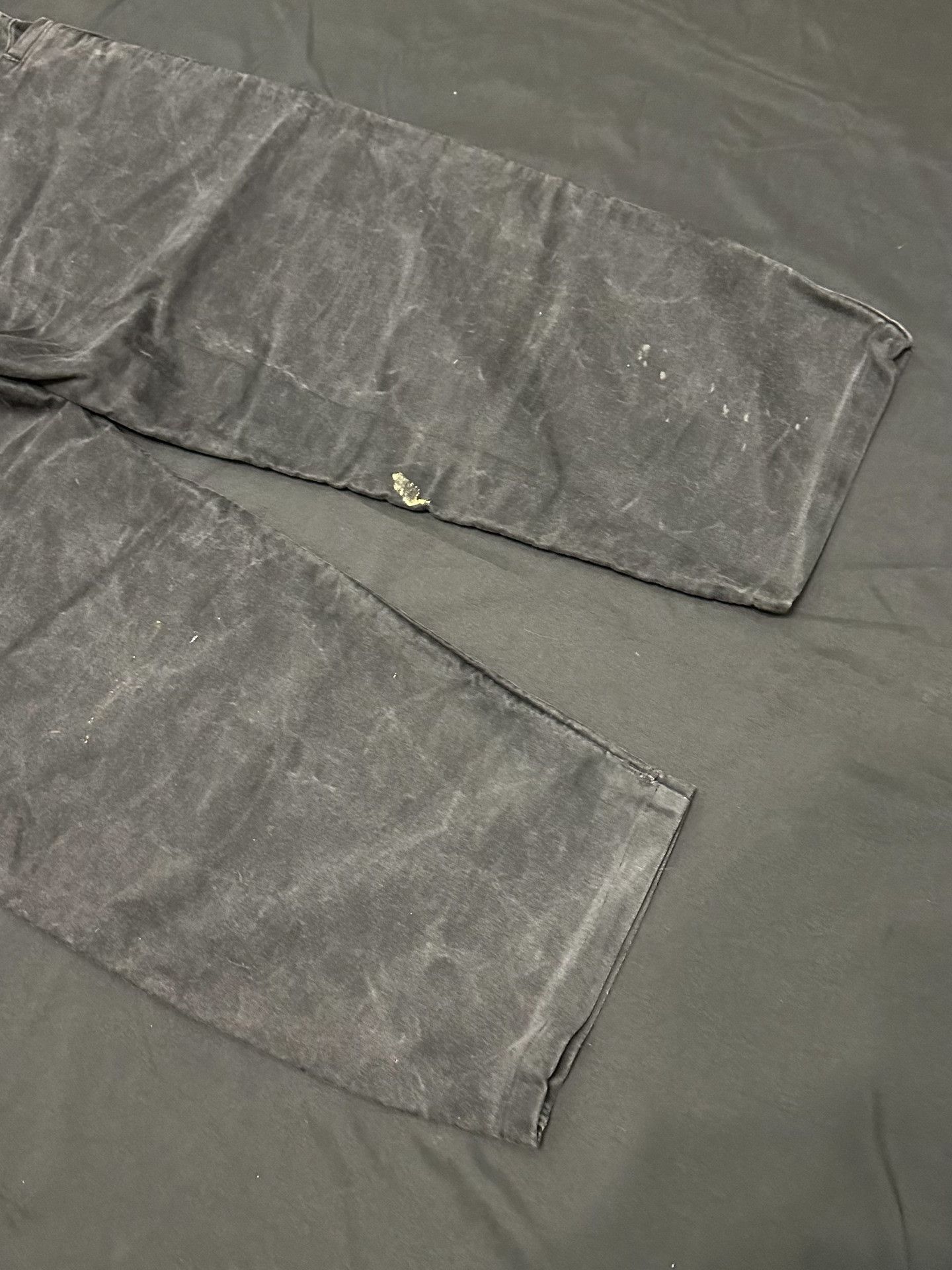 Vintage Vintage 60s French Workwear Moleskin Wide-Leg Pants Size US 31 - 6 Thumbnail
