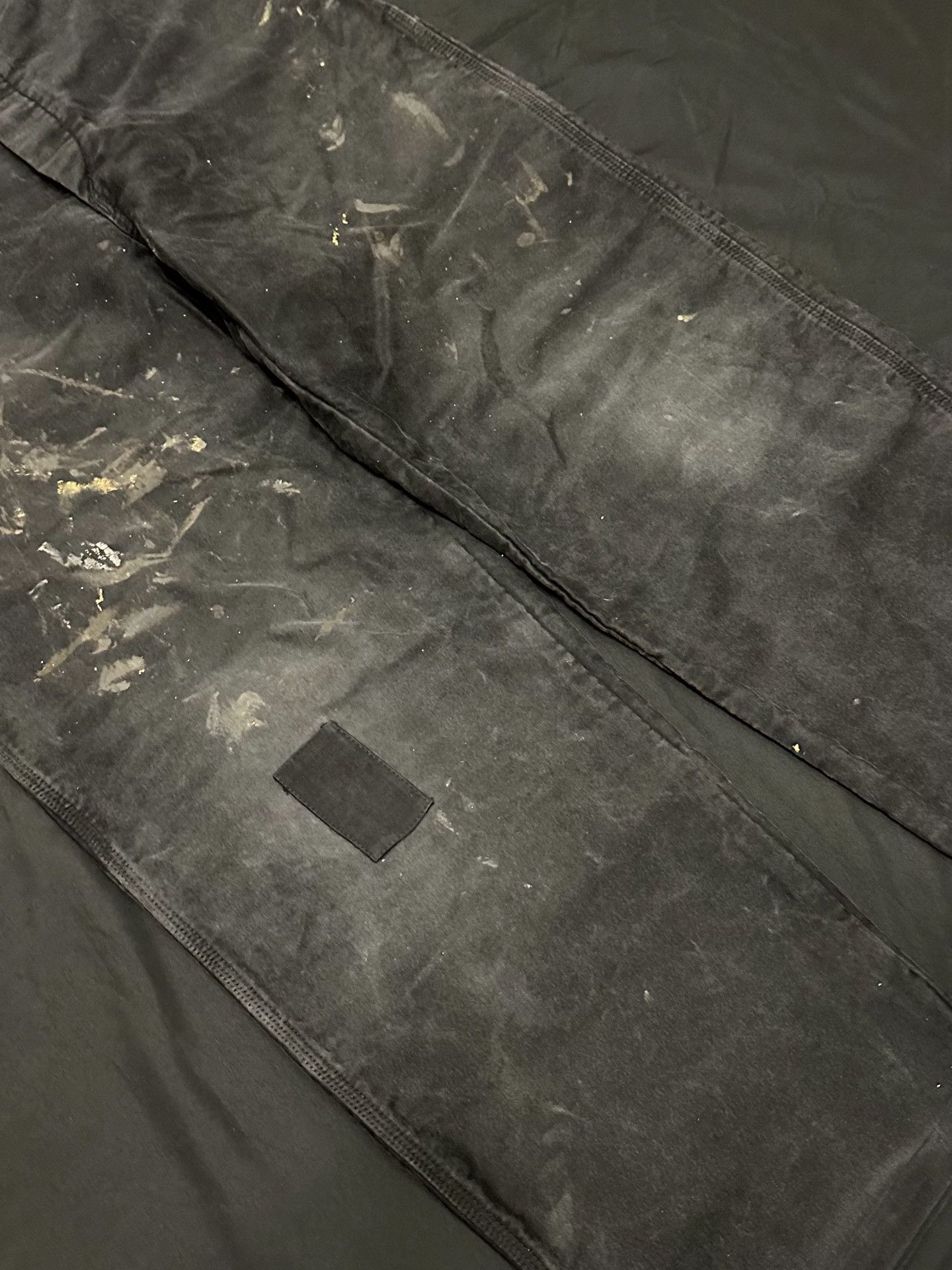 Vintage Vintage 60s French Workwear Moleskin Wide-Leg Pants Size US 31 - 3 Thumbnail
