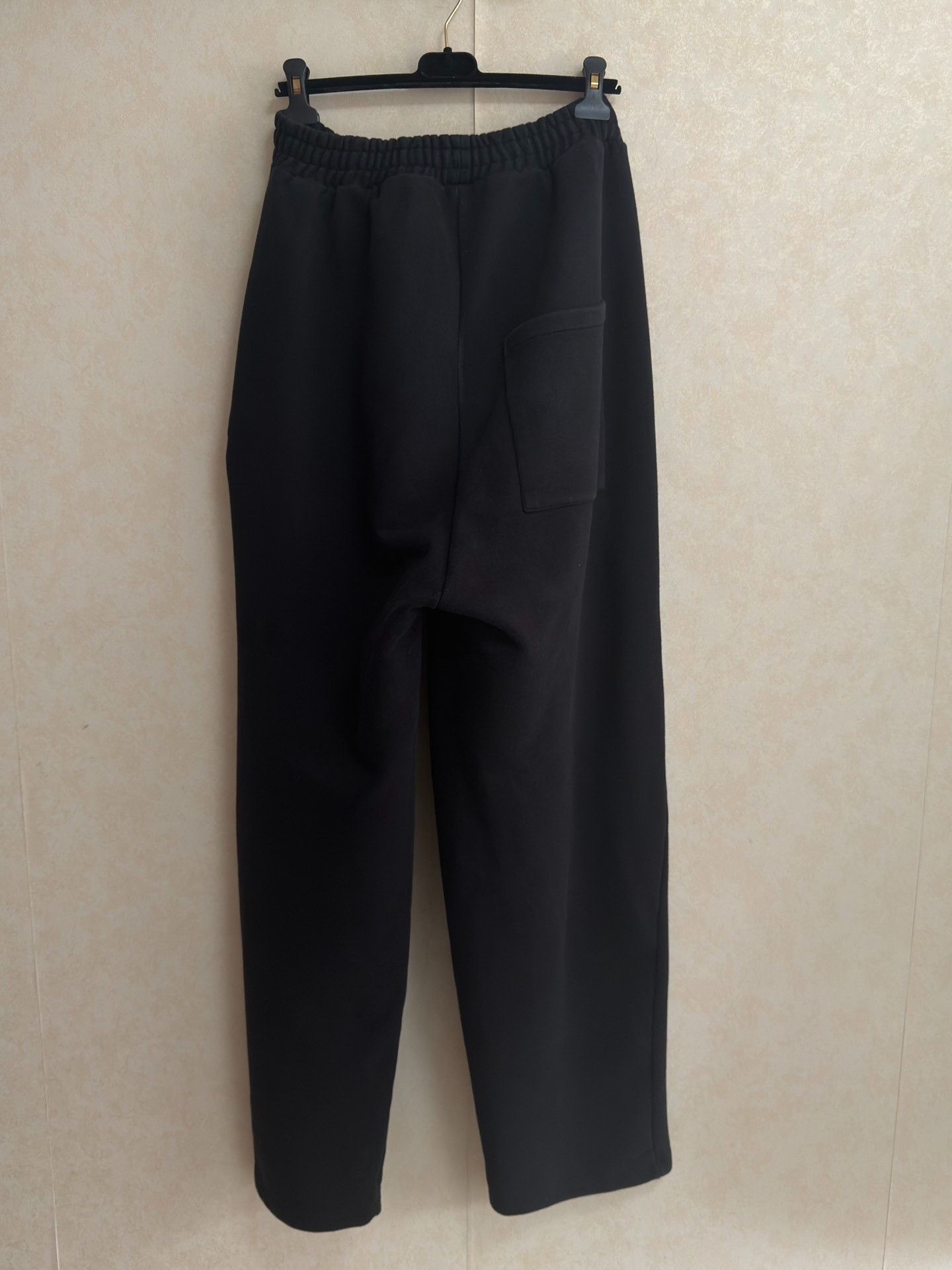 Vetements Vetements Yankees Embroidered Black Wide-Leg Pants Size US 31 - 3 Thumbnail