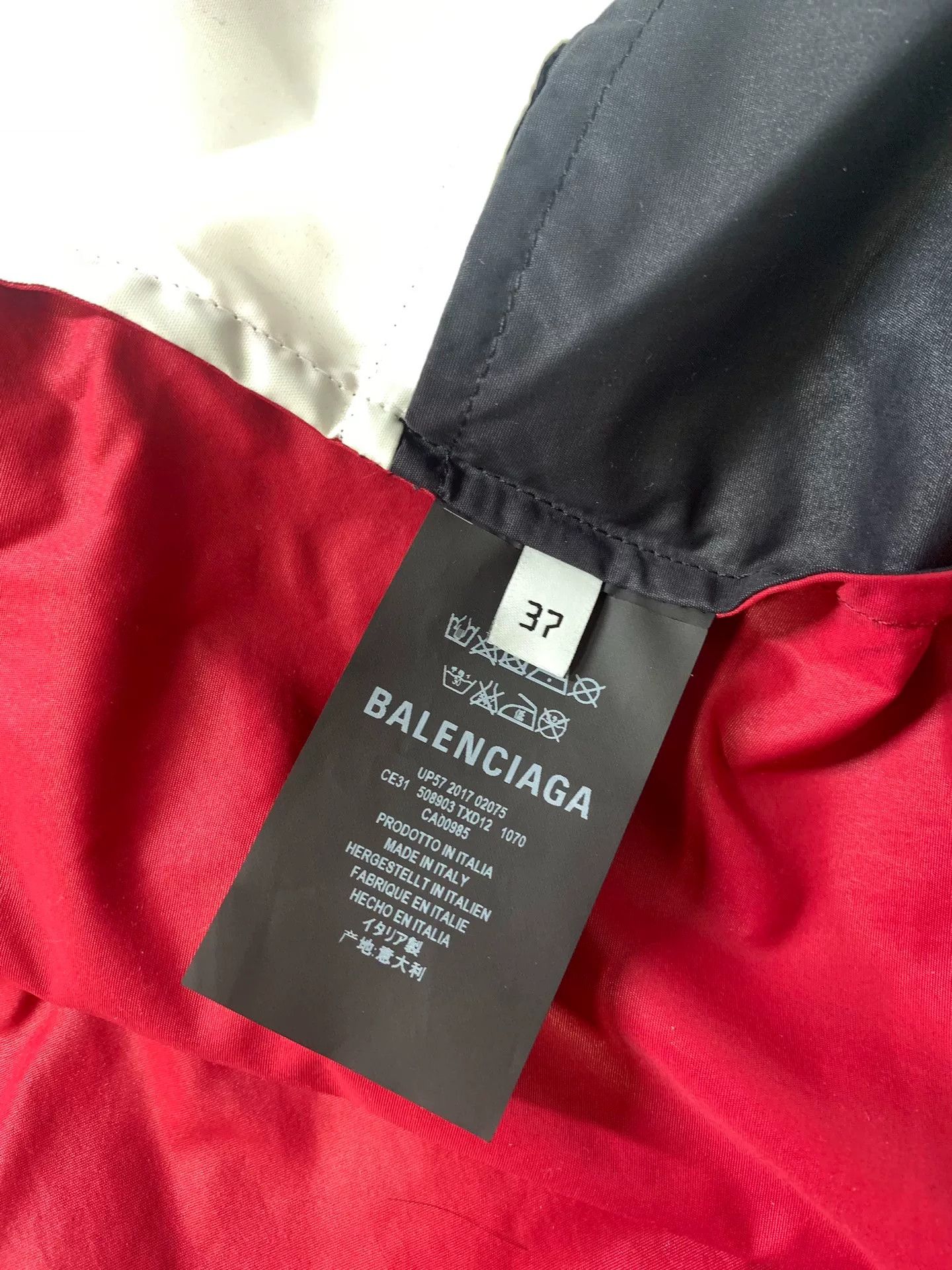 Balenciaga BALENCIAGA Three-Color Paneled Jacket Size US M / EU 48-50 / 2 - 4 Thumbnail
