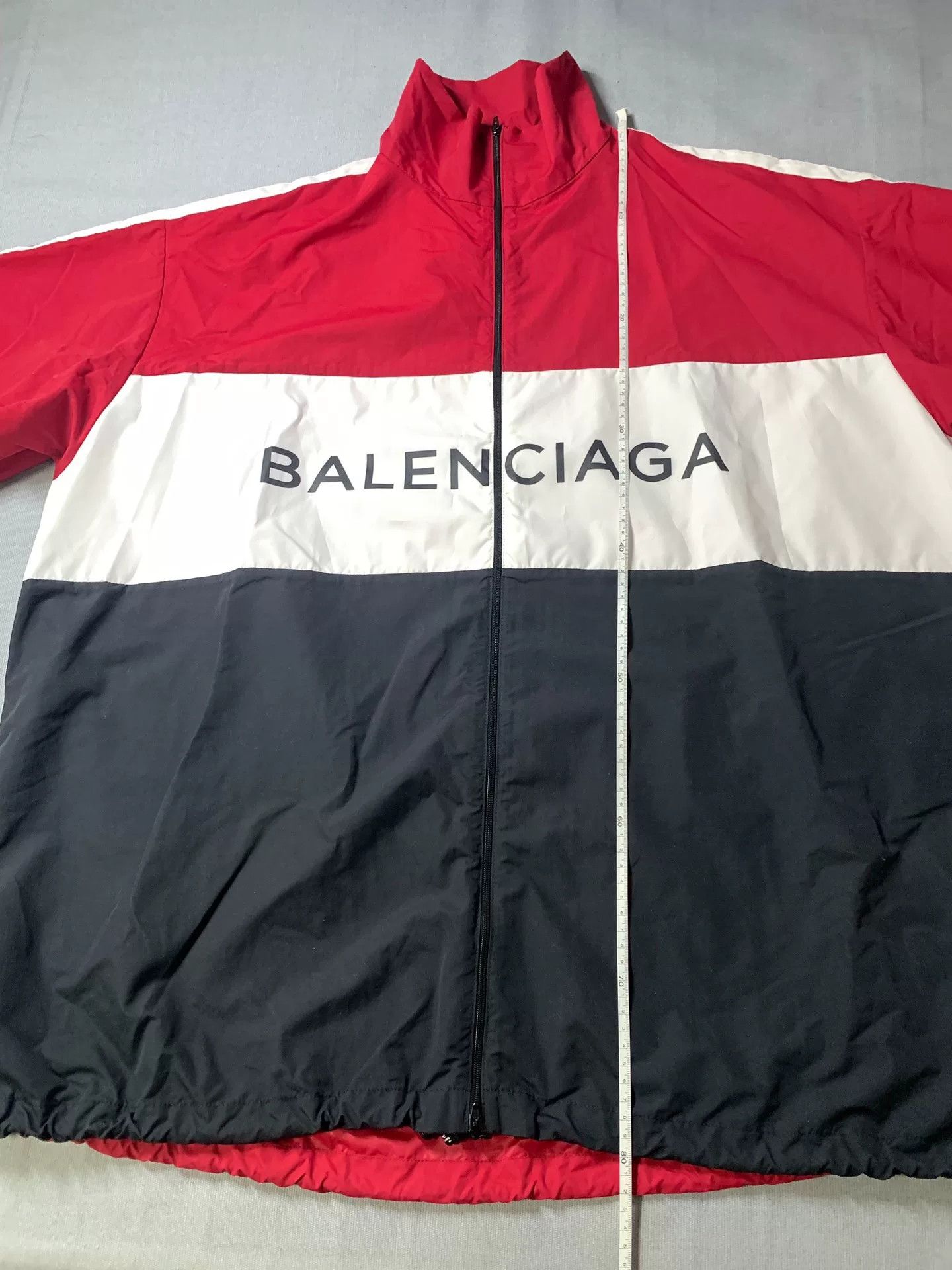 Balenciaga BALENCIAGA Three-Color Paneled Jacket Size US M / EU 48-50 / 2 - 8 Thumbnail