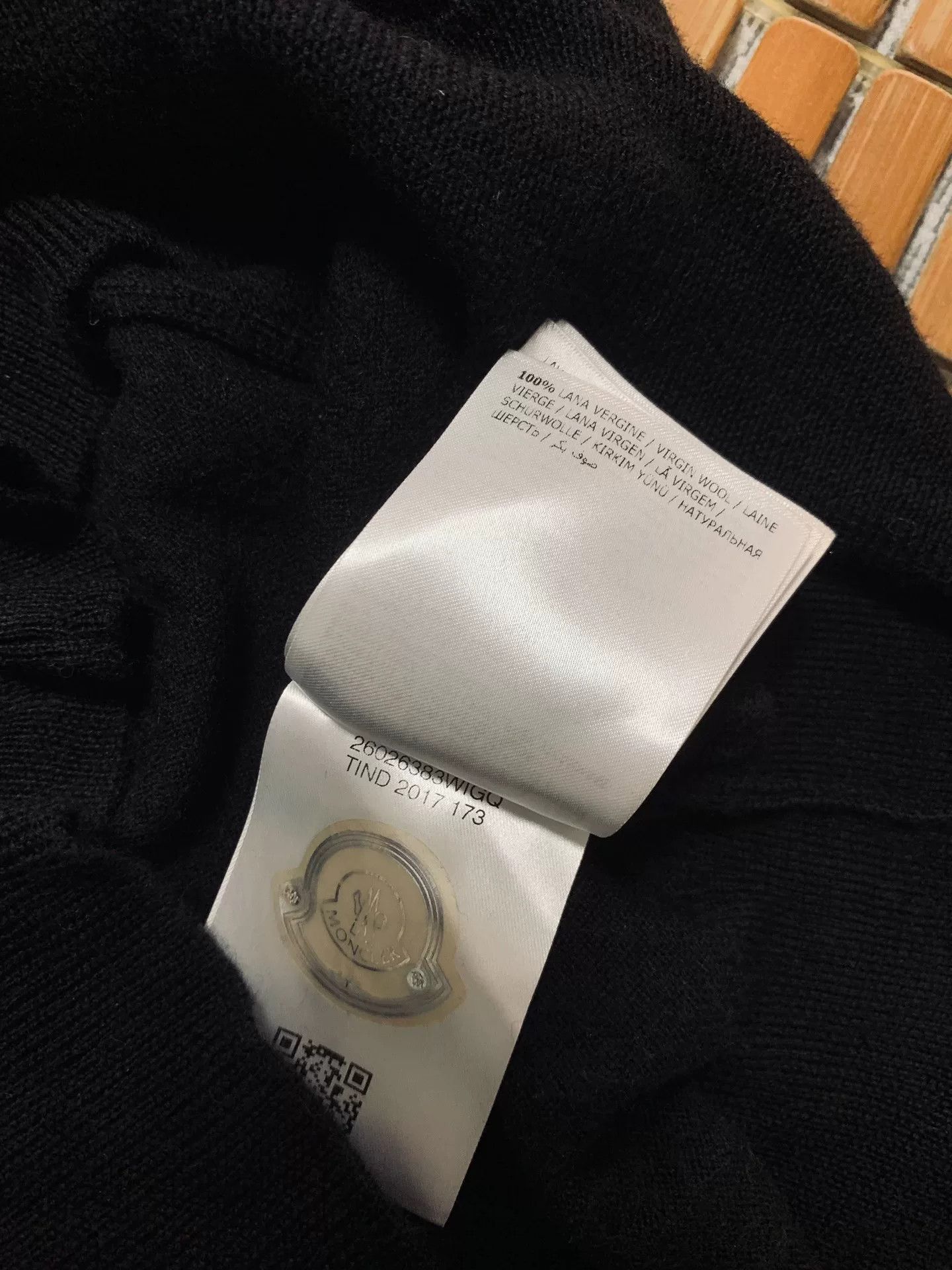 Moncler Moncler Classic Sleeve Logo Wool Sweater Size US M / EU 48-50 / 2 - 5 Thumbnail