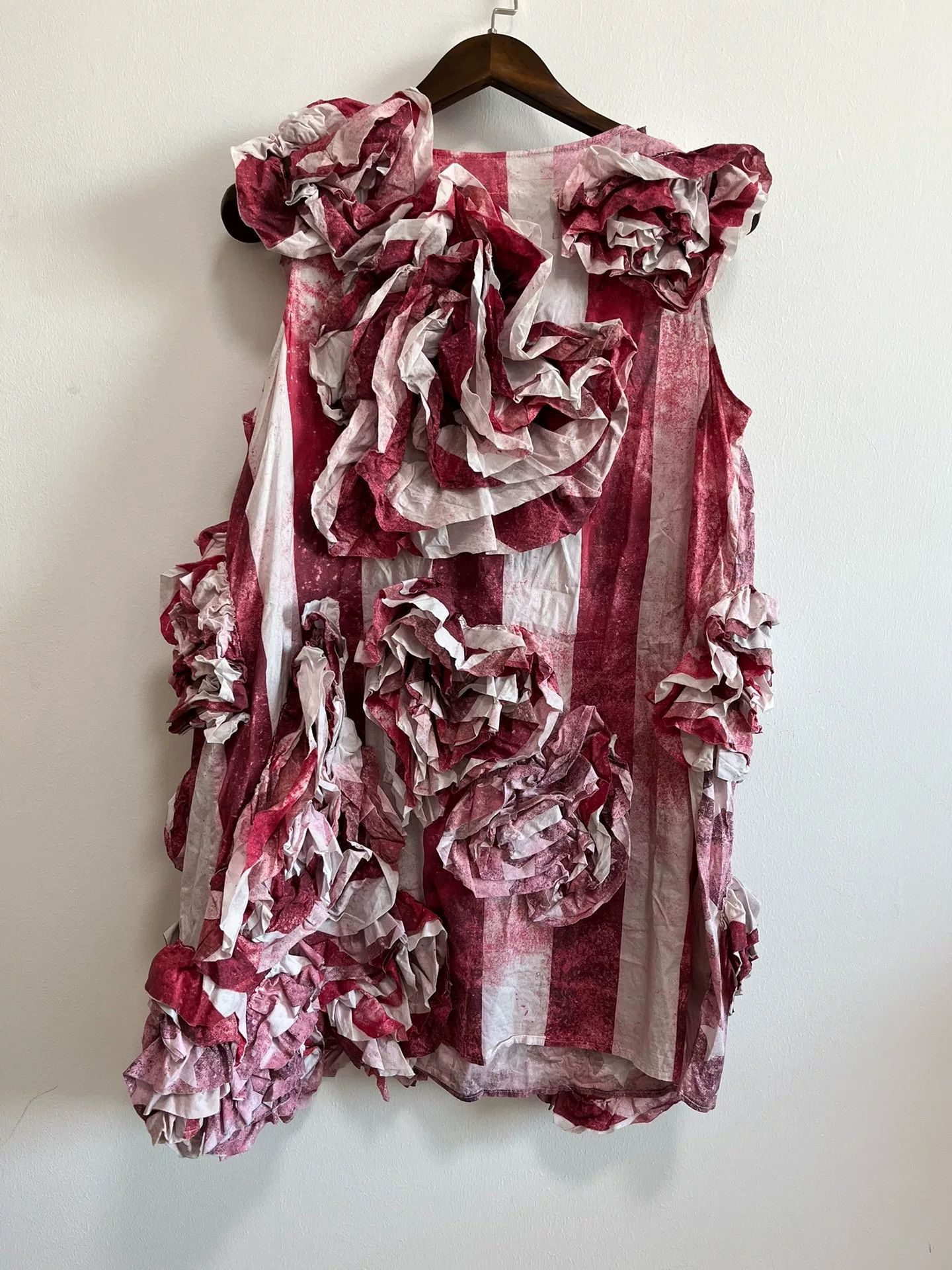 Nozomi Ishiguro Nozomi Ishiguro Pink Heart Pleat Dress Size M / US 6-8 / IT 42-44 - 6 Thumbnail