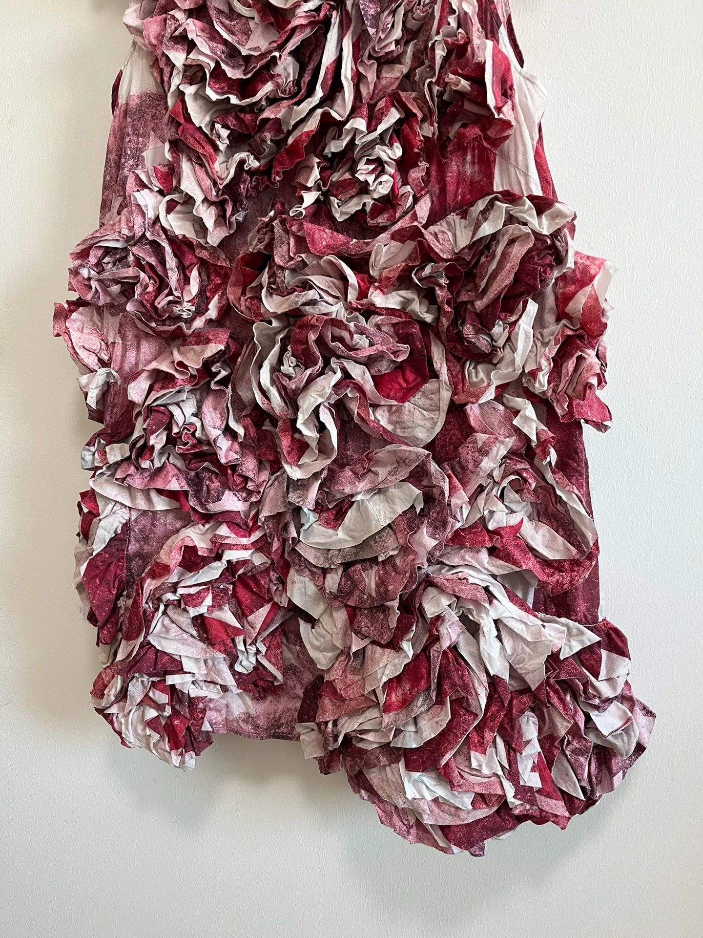 Nozomi Ishiguro Nozomi Ishiguro Pink Heart Pleat Dress Size M / US 6-8 / IT 42-44 - 4 Thumbnail