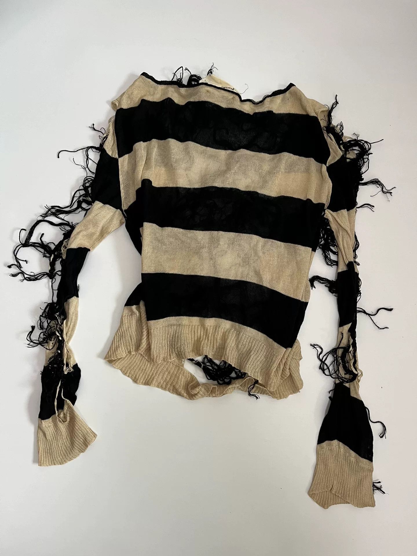 Nozomi Ishiguro Nozomi Ishiguro Torn Sweater Top Size M / US 6-8 / IT 42-44 - 4 Thumbnail