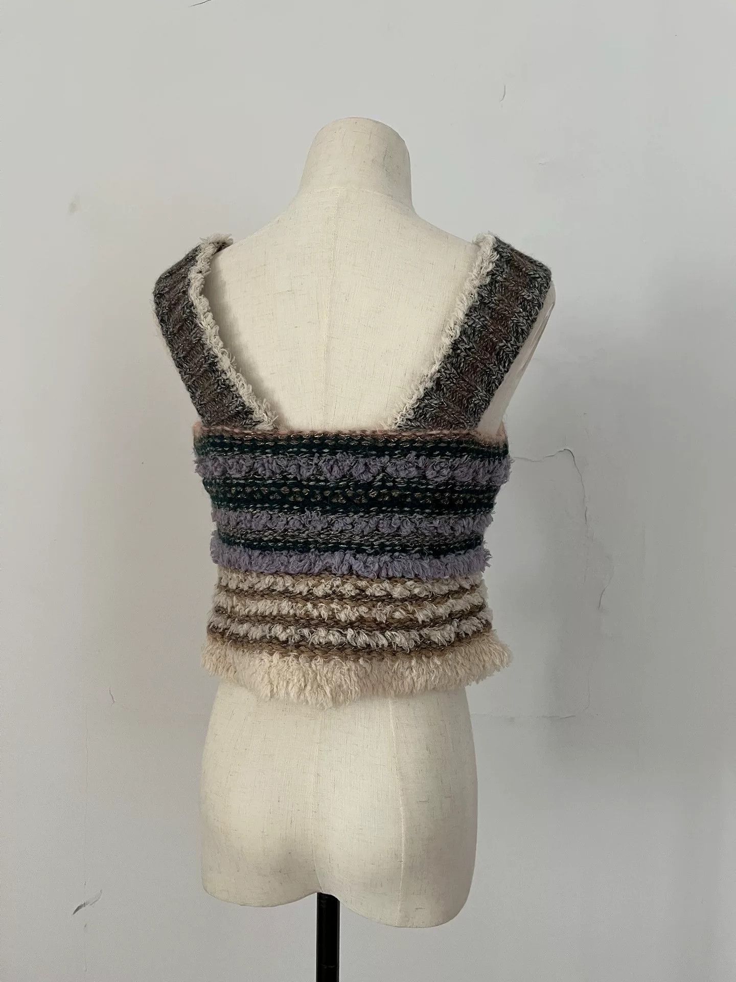 Nozomi Ishiguro Nozomi Ishiguro Knit Vest Top Size M / US 6-8 / IT 42-44 - 4 Thumbnail