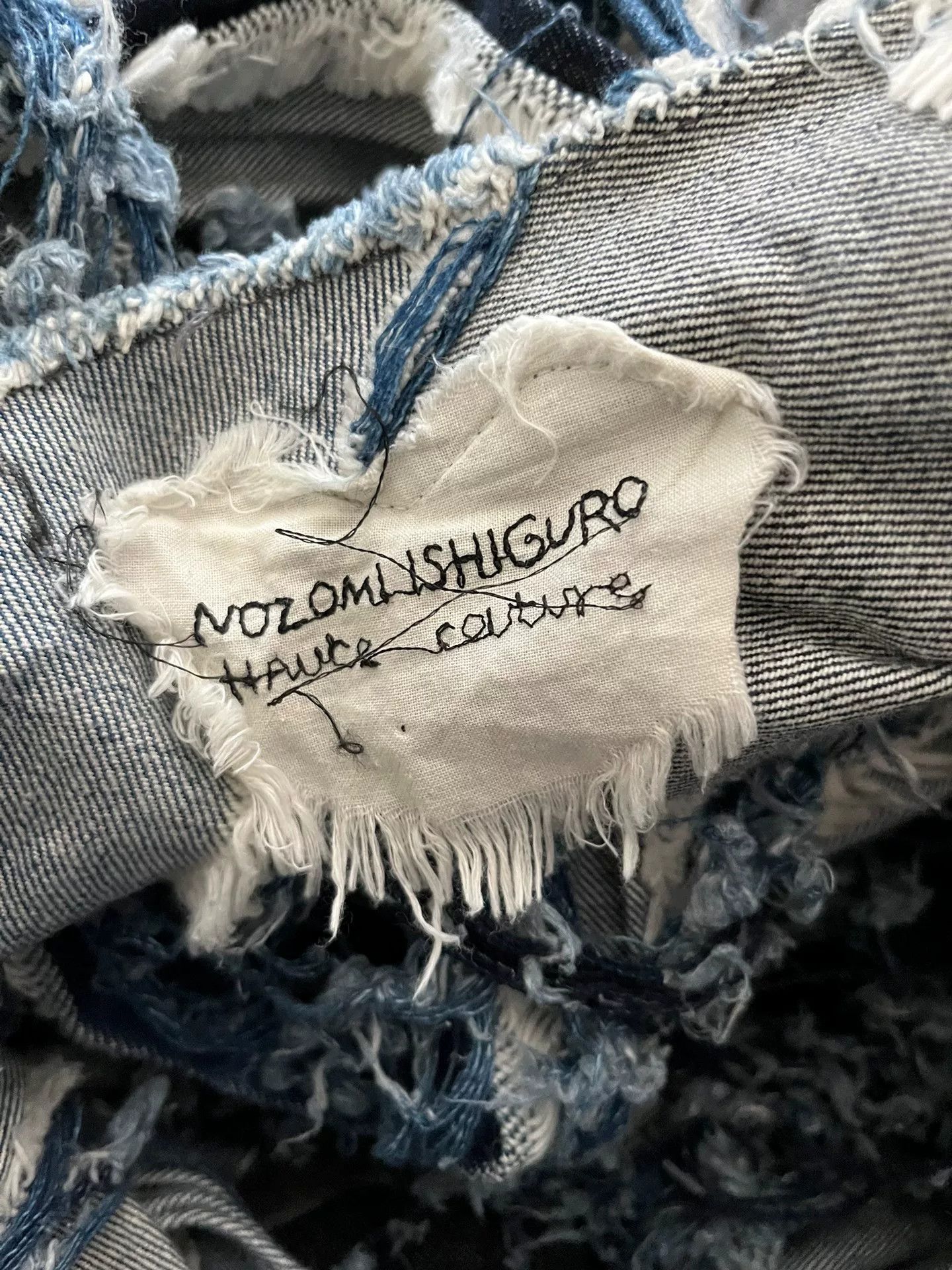 Nozomi Ishiguro Nozomi Ishiguro Denim Distressed Dress Size M / US 6-8 / IT 42-44 - 6 Thumbnail