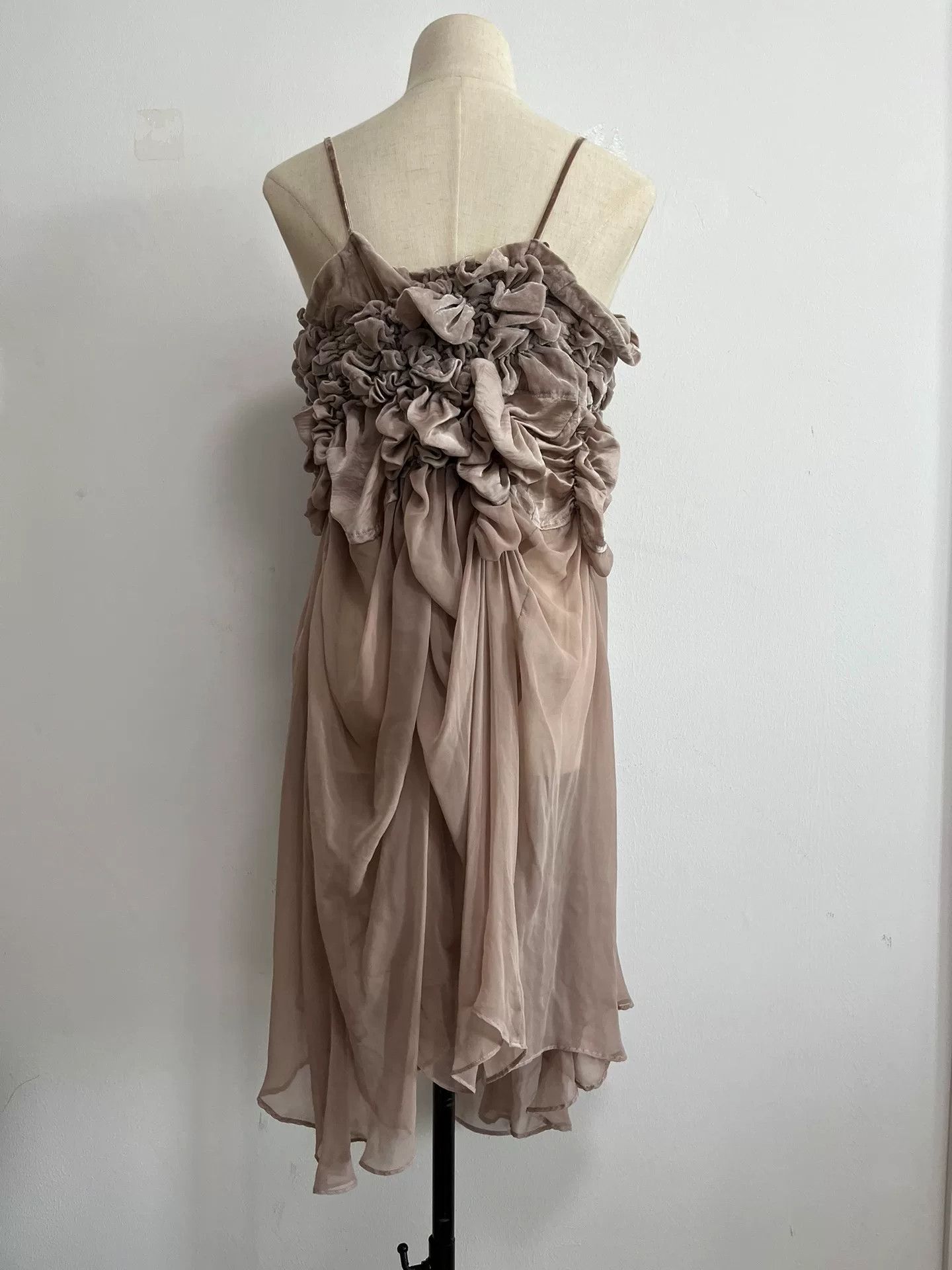 Nozomi Ishiguro Nozomi Ishiguro Pleated Spliced Dress Size M / US 6-8 / IT 42-44 - 2 Thumbnail