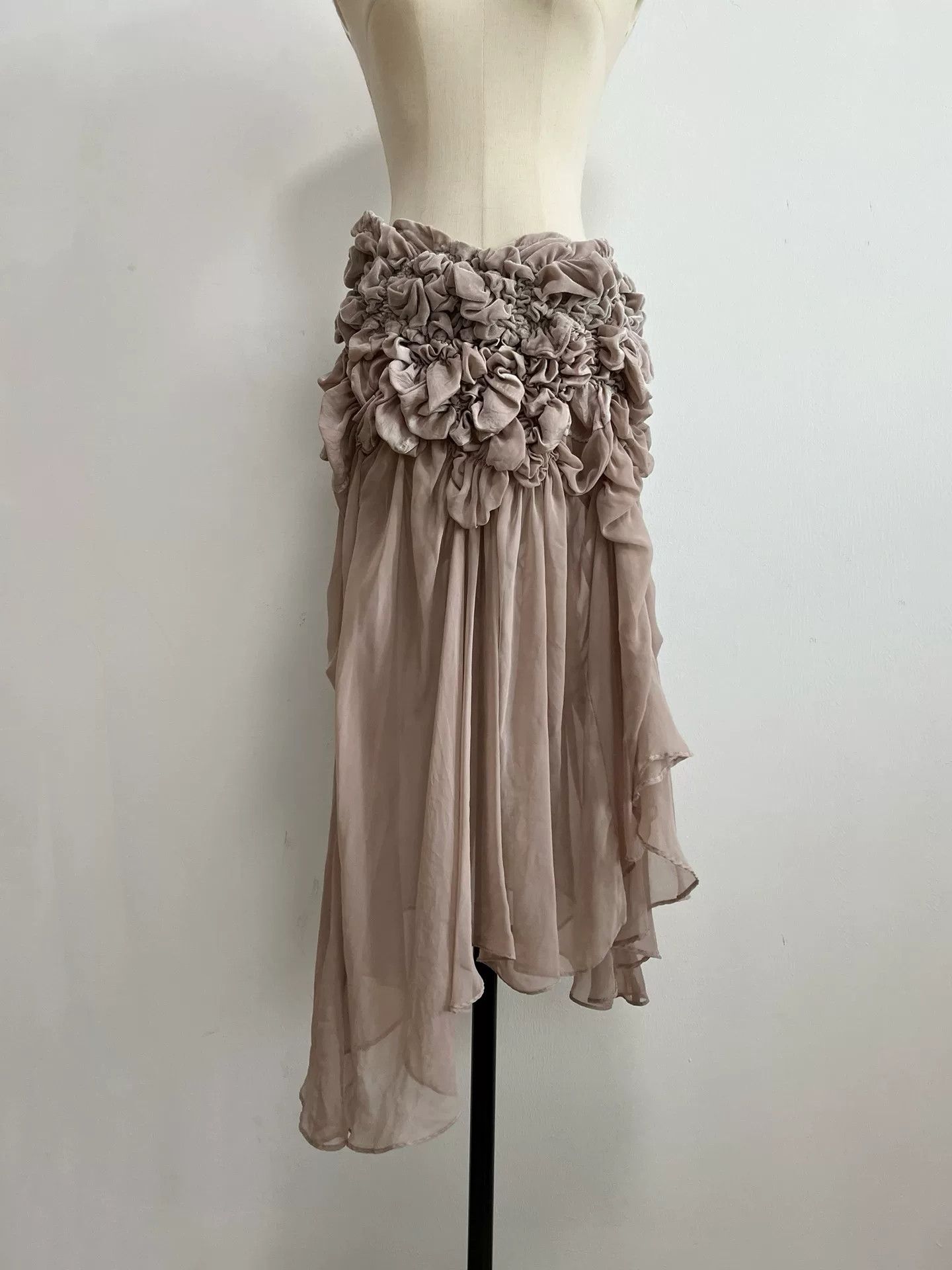 Nozomi Ishiguro Nozomi Ishiguro Pleated Spliced Dress Size M / US 6-8 / IT 42-44 - 4 Thumbnail