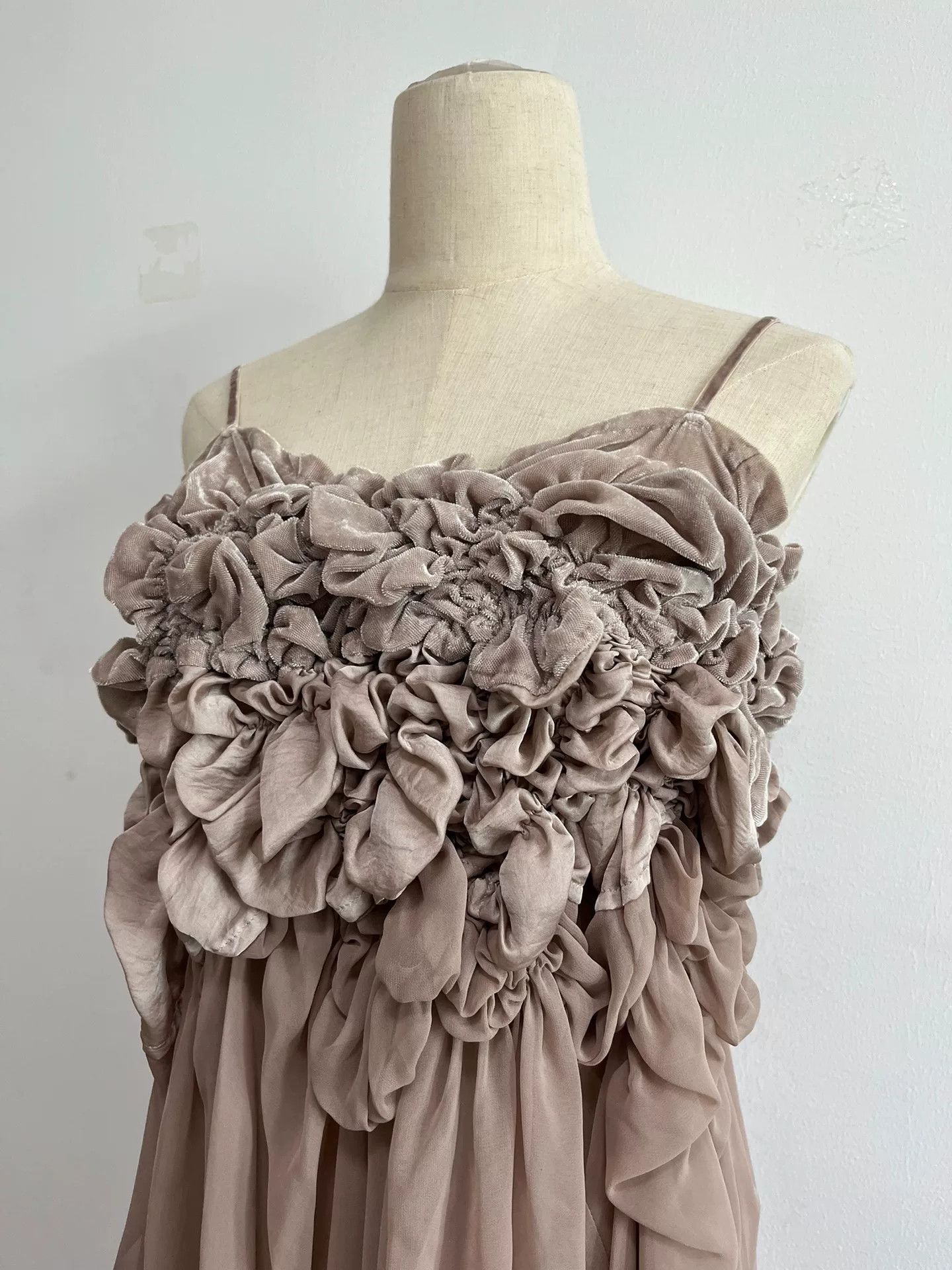 Nozomi Ishiguro Nozomi Ishiguro Pleated Spliced Dress Size M / US 6-8 / IT 42-44 - 5 Thumbnail