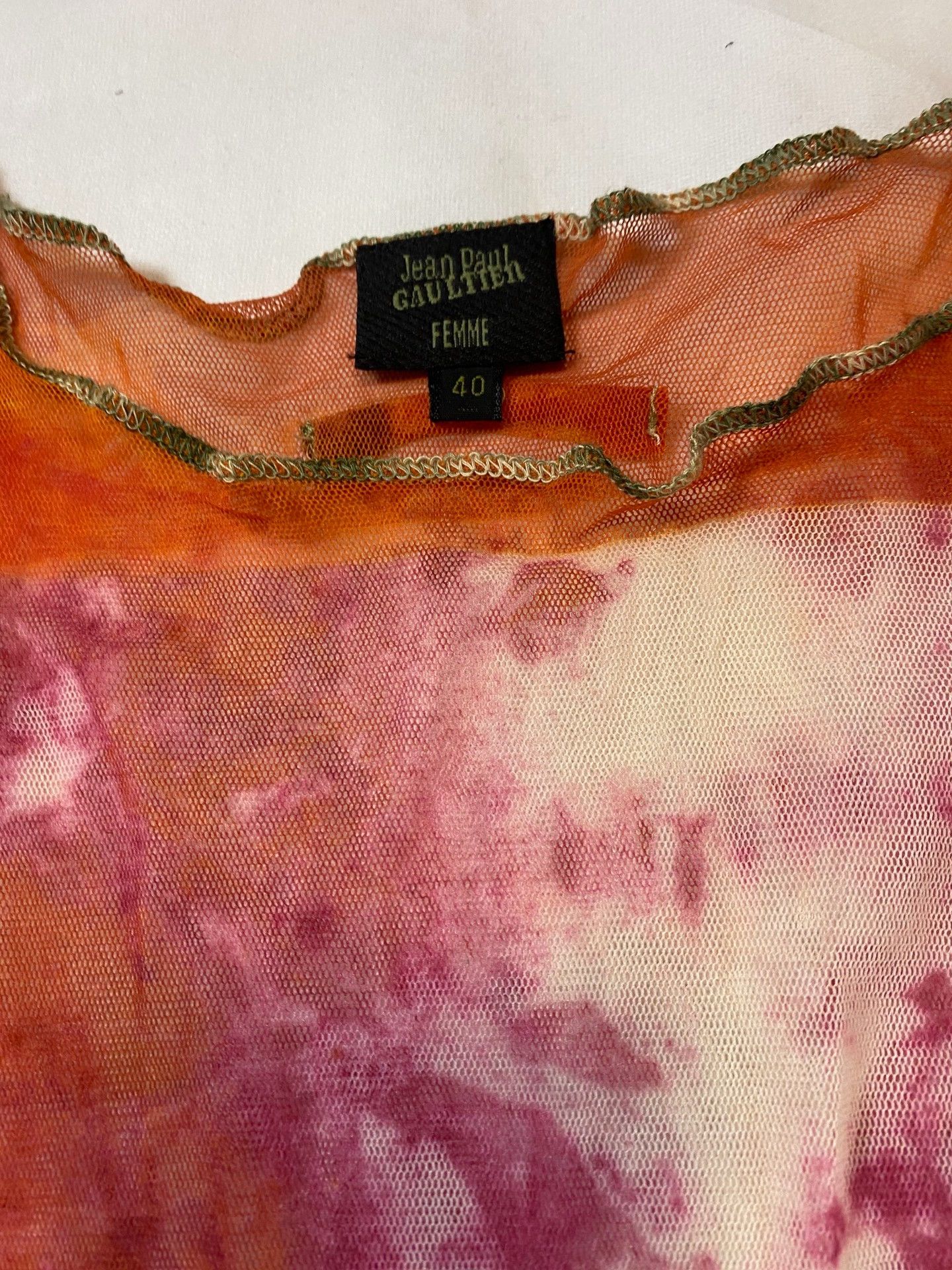 Jean Paul Gaultier Jean Paul Gaultier Mesh Two-Piece Set Size M / US 6-8 / IT 42-44 - 6 Thumbnail