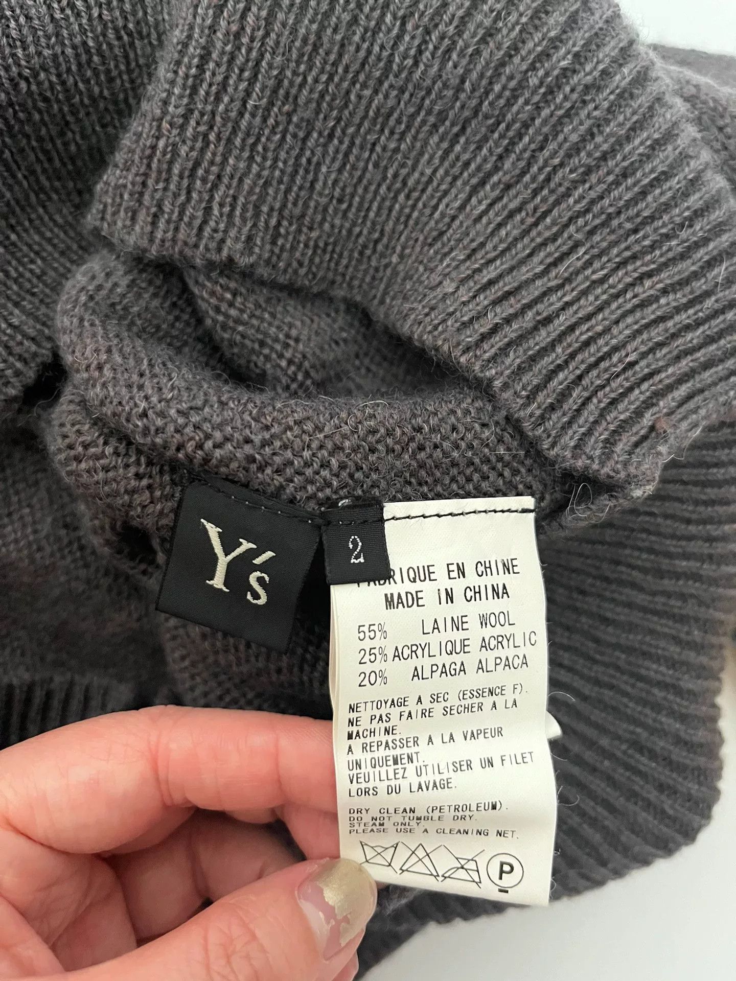 Y's Yohji Yamamoto Y's Asymmetric Knit Sweater Size US M / EU 48-50 / 2 - 5 Thumbnail