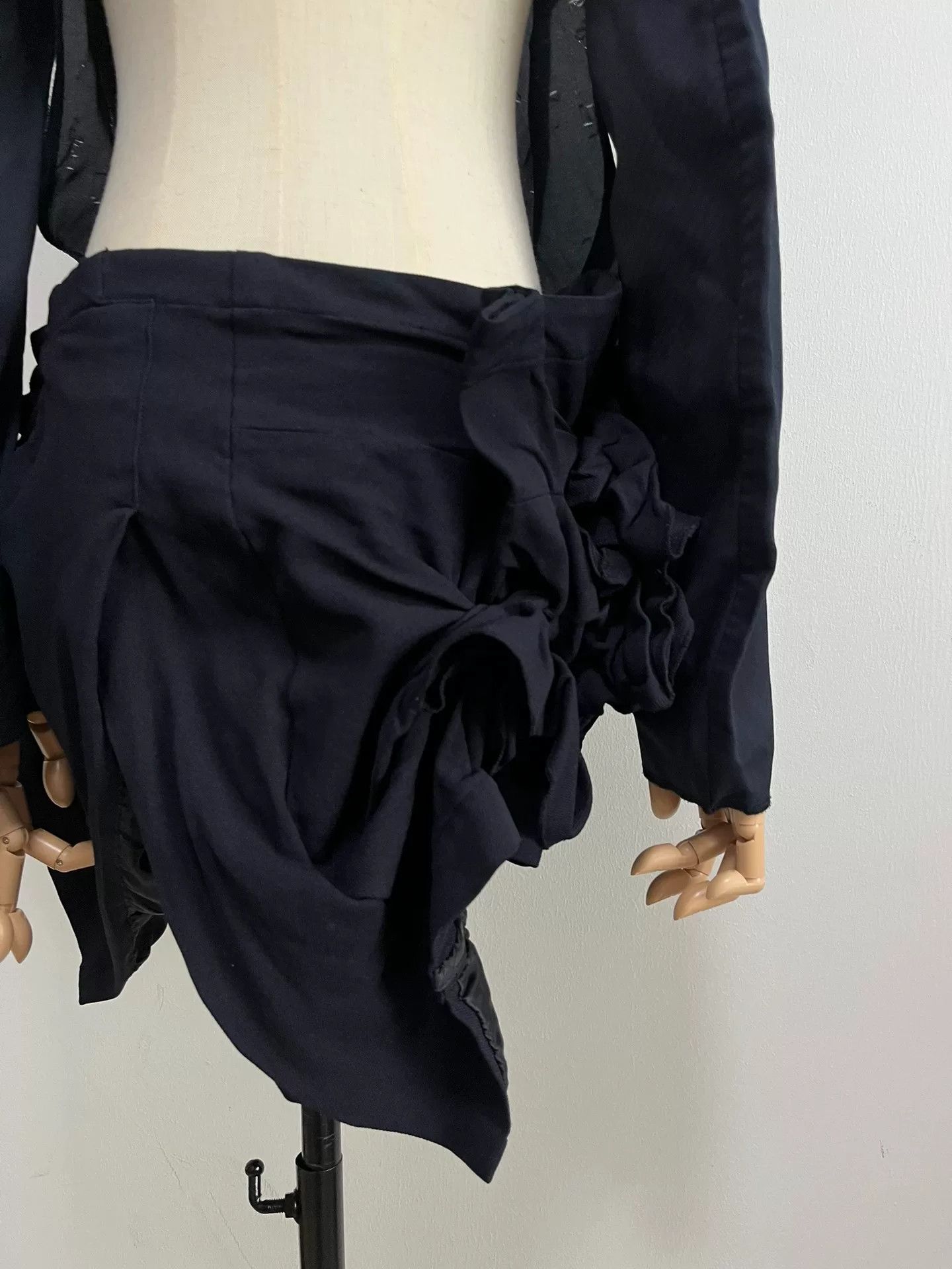 Comme des Garcons Comme des Garçons Navy Backless Top Size M / US 6-8 / IT 42-44 - 4 Thumbnail