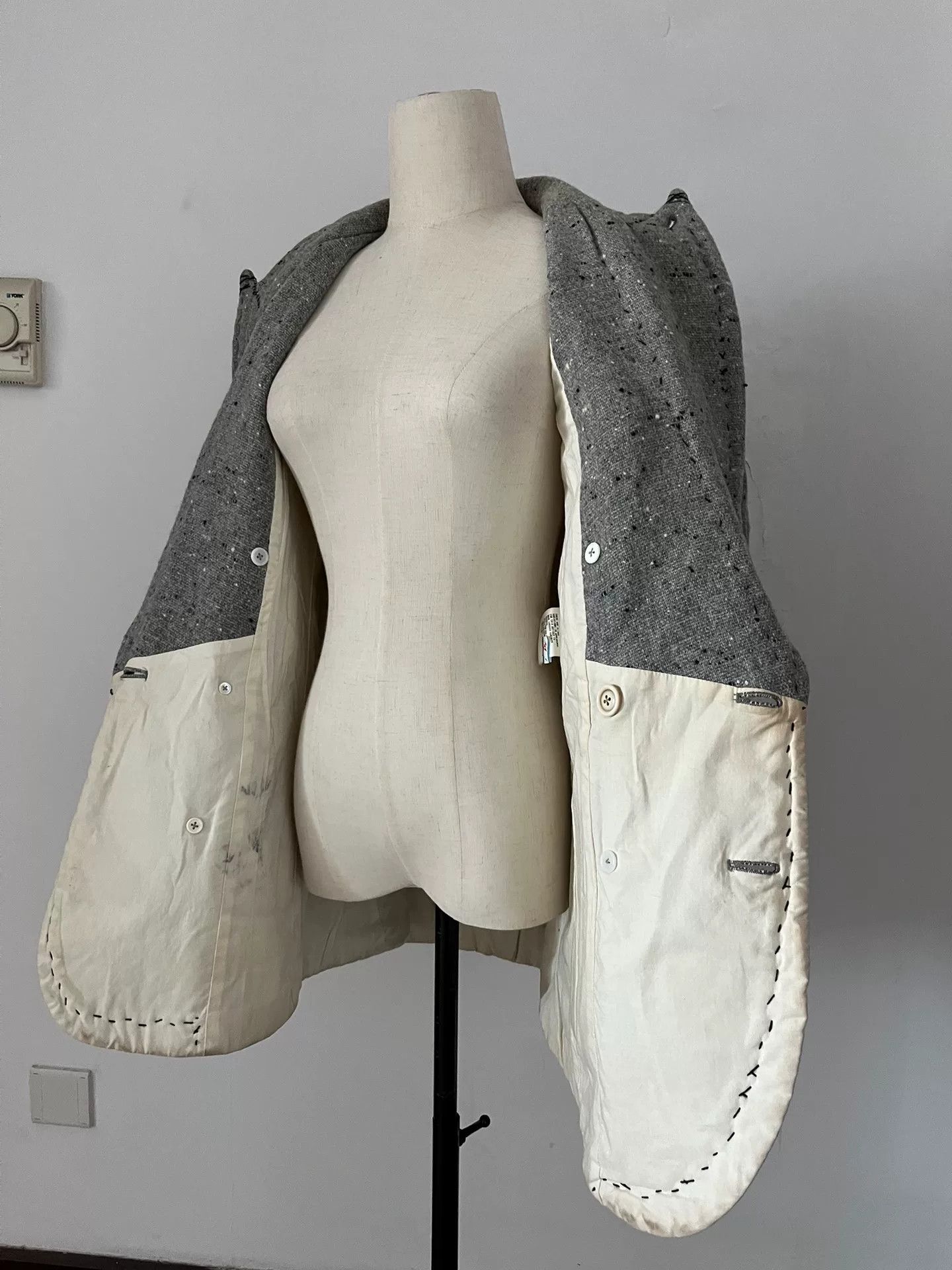 Undercover Undercover Gray Women's Suit Jacket Size M / US 6-8 / IT 42-44 - 3 Thumbnail