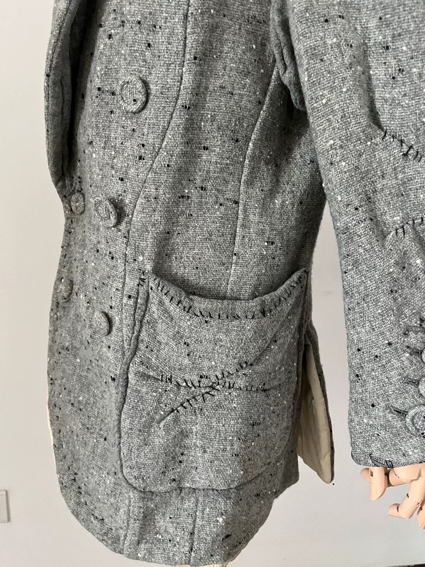 Undercover Undercover Gray Women's Suit Jacket Size M / US 6-8 / IT 42-44 - 7 Thumbnail