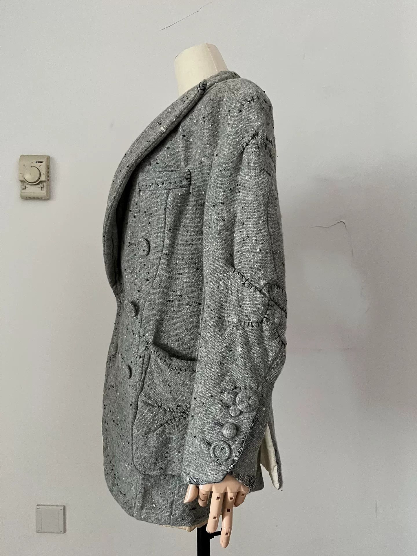 Undercover Undercover Gray Women's Suit Jacket Size M / US 6-8 / IT 42-44 - 6 Thumbnail