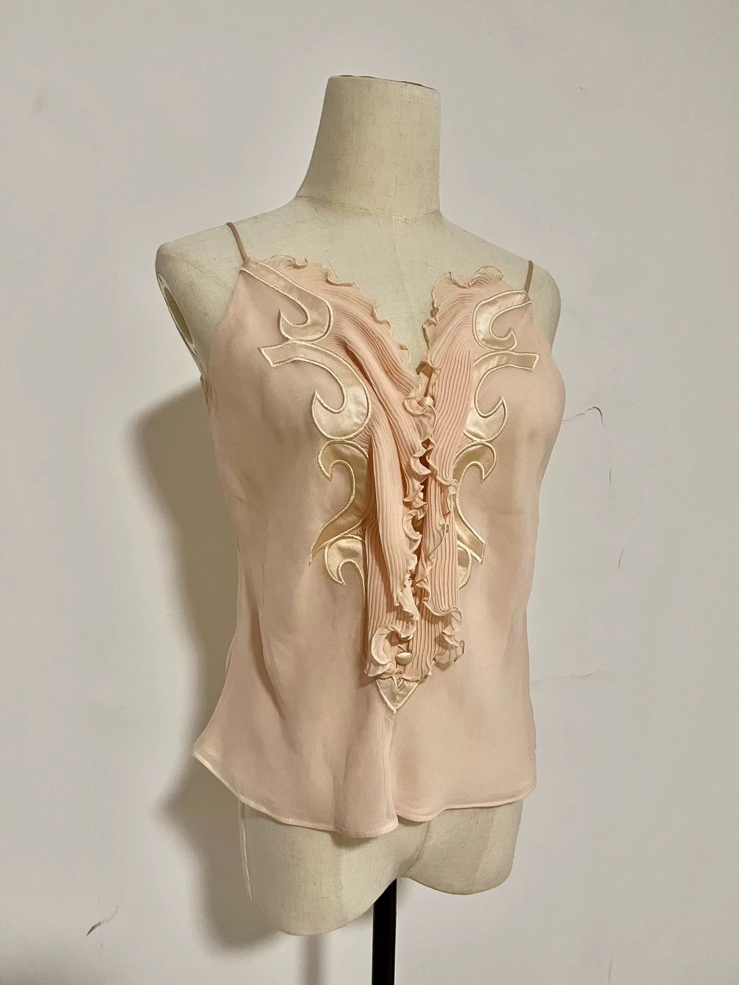 Givenchy Givenchy Pink Tulle Camisole Size M / US 6-8 / IT 42-44 - 2 Thumbnail