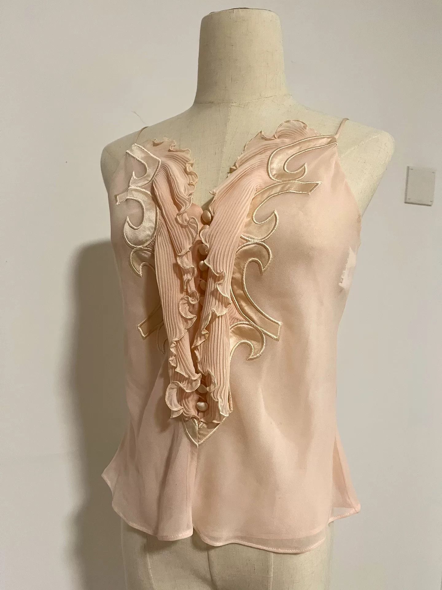 Givenchy Givenchy Pink Tulle Camisole Size M / US 6-8 / IT 42-44 - 7 Thumbnail