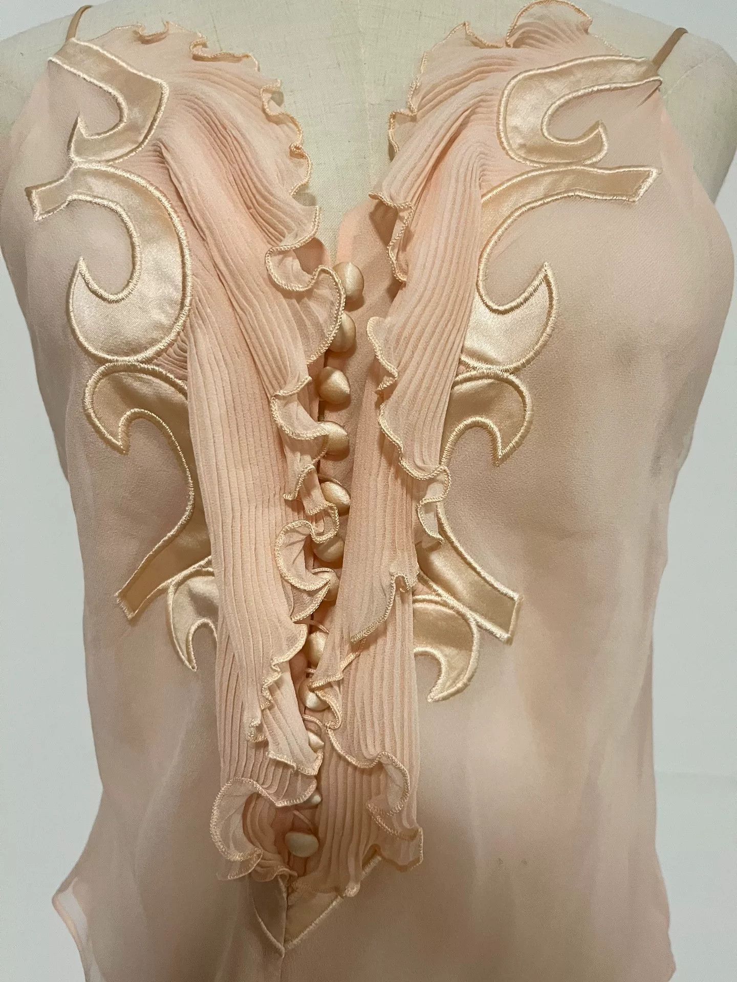 Givenchy Givenchy Pink Tulle Camisole Size M / US 6-8 / IT 42-44 - 3 Thumbnail