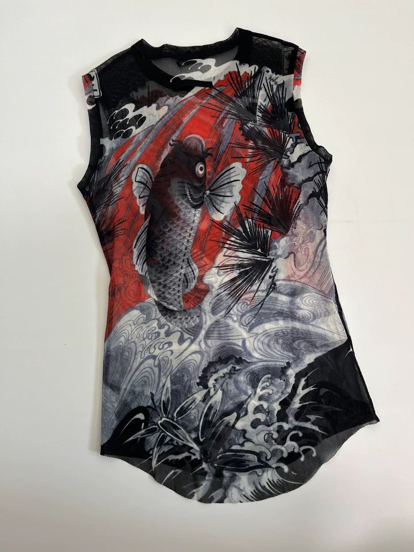 Jean Paul Gaultier Jean Paul Gaultier Koi Fish Mesh Top Size M / US 6-8 / IT 42-44 - 7 Thumbnail