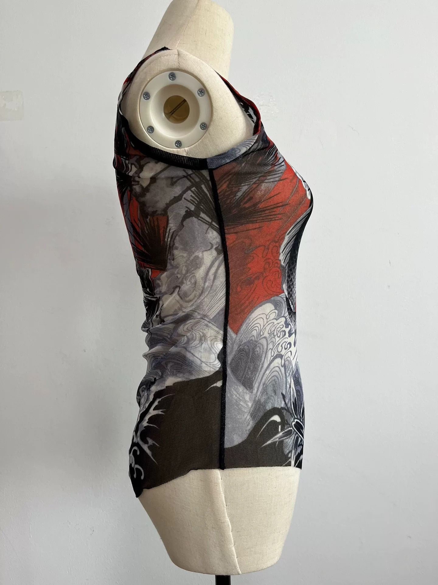 Jean Paul Gaultier Jean Paul Gaultier Koi Fish Mesh Top Size M / US 6-8 / IT 42-44 - 4 Thumbnail