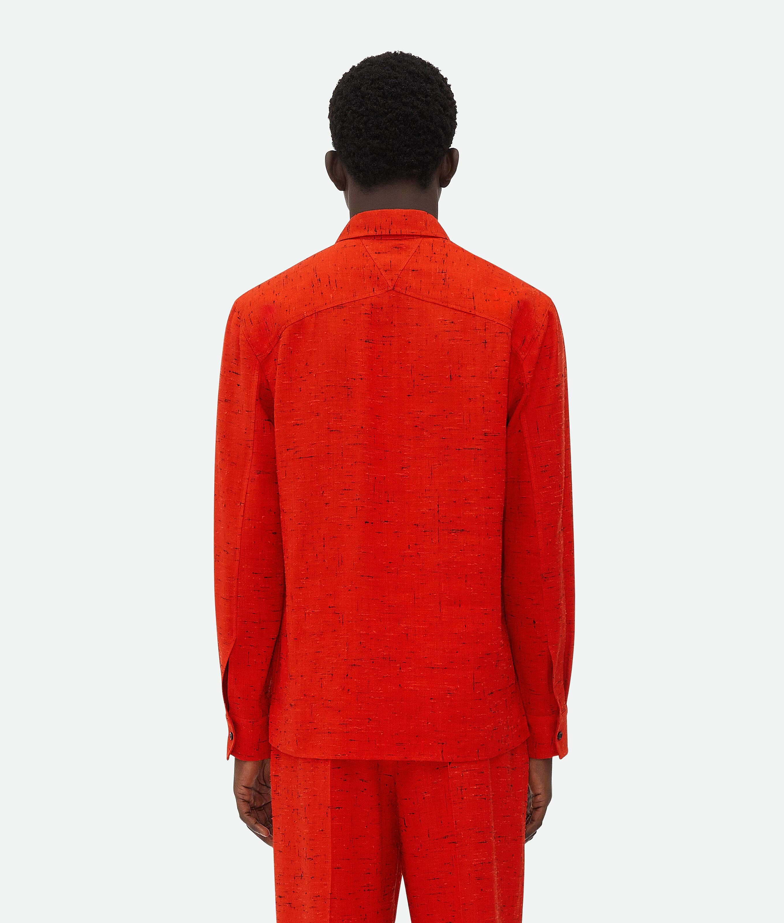 Bottega Veneta Bottega Veneta Viscose And Silk Jacket Blazer in Red Size US M / EU 48-50 / 2 - 2 Thumbnail
