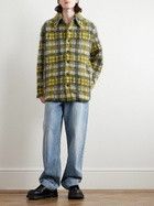 Bottega Veneta Oversized Checked Mohair-Blend Jacket Size US XS / EU 42 / 0 - 2 Thumbnail