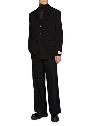Bottega Veneta Matt Fluid Viscose Jersey Jacket with lapel on a sleeve Size US S / EU 44-46 / 1 - 2 Thumbnail
