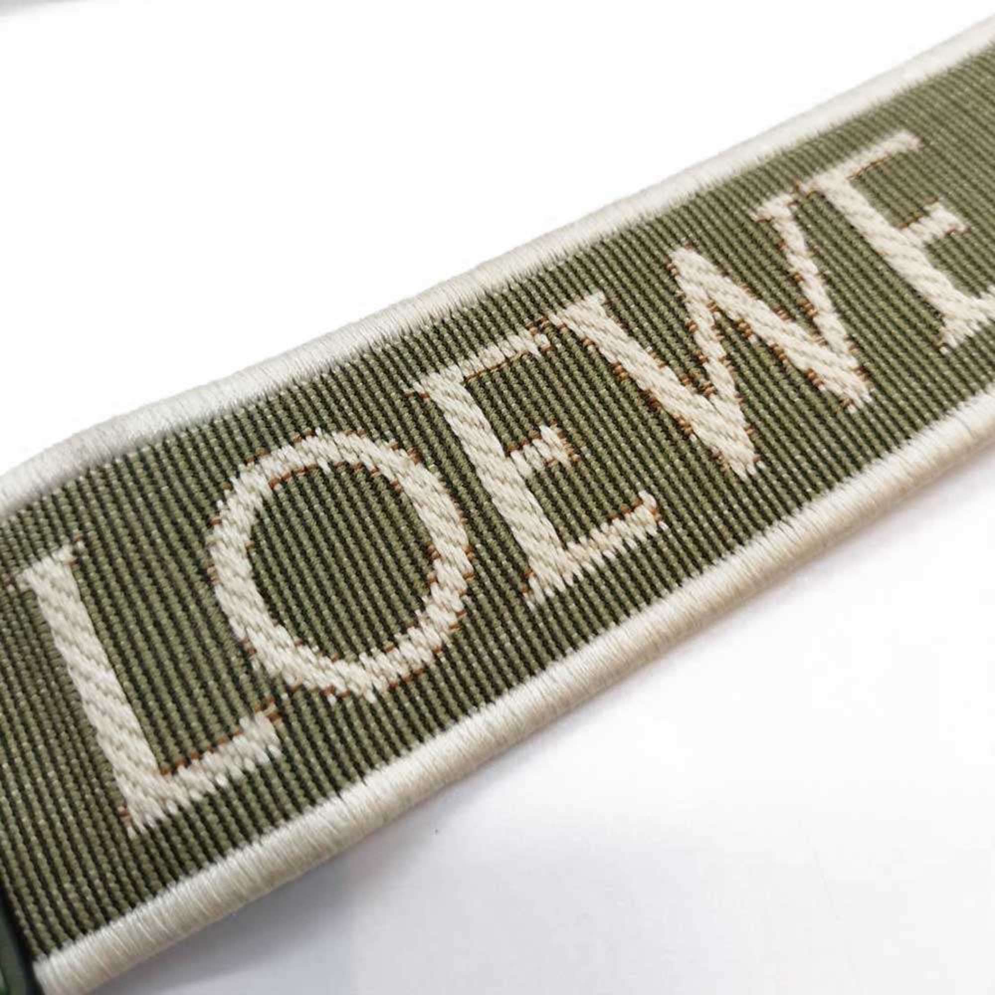Loewe Loewe Shoulder Strap Belt, Khaki Green Calf Leather, Anagram Pattern, Women's LOEWE Size ONE SIZE - 6 Thumbnail