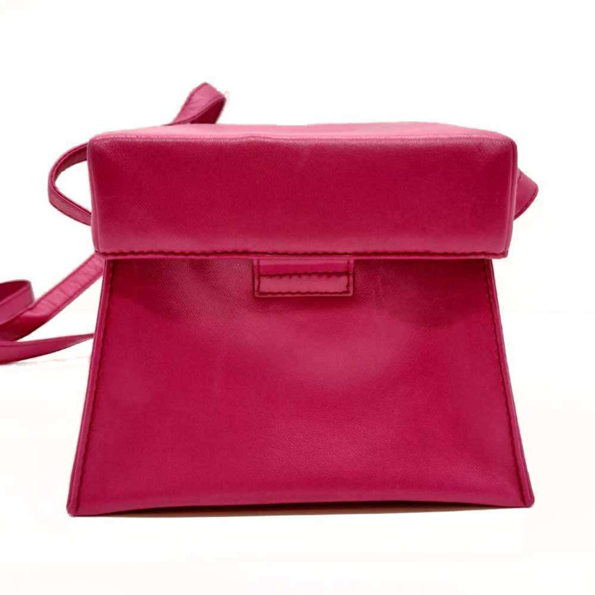 Loewe Loewe Shoulder Bag, Trapezoidal/Box Shape, Pink Lambskin Leather, Anagram Pattern, Women's LOEWE Size ONE SIZE - 2 Thumbnail