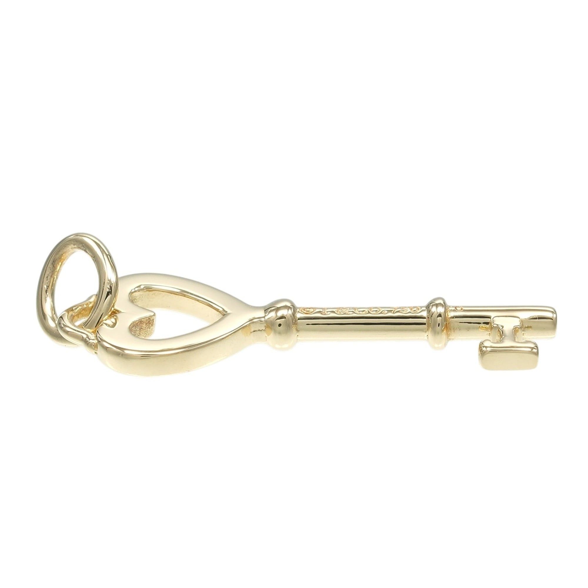 Tiffany & Co. Tiffany & Co. Heart Key Pendant Top, 18K Yellow Gold, Approx. 2.26g. Size ONE SIZE - 3 Thumbnail