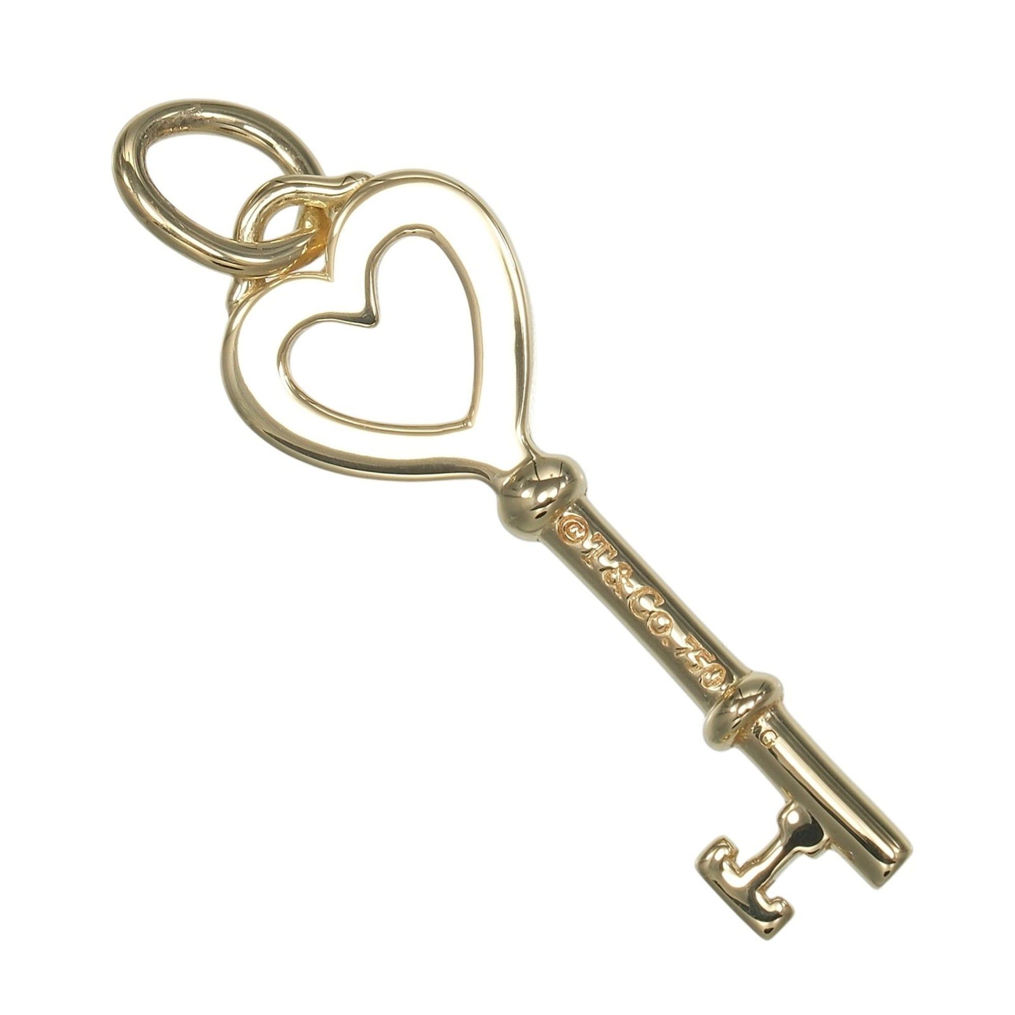 Tiffany & Co. Tiffany & Co. Heart Key Pendant Top, 18K Yellow Gold, Approx. 2.26g. Size ONE SIZE - 2 Thumbnail