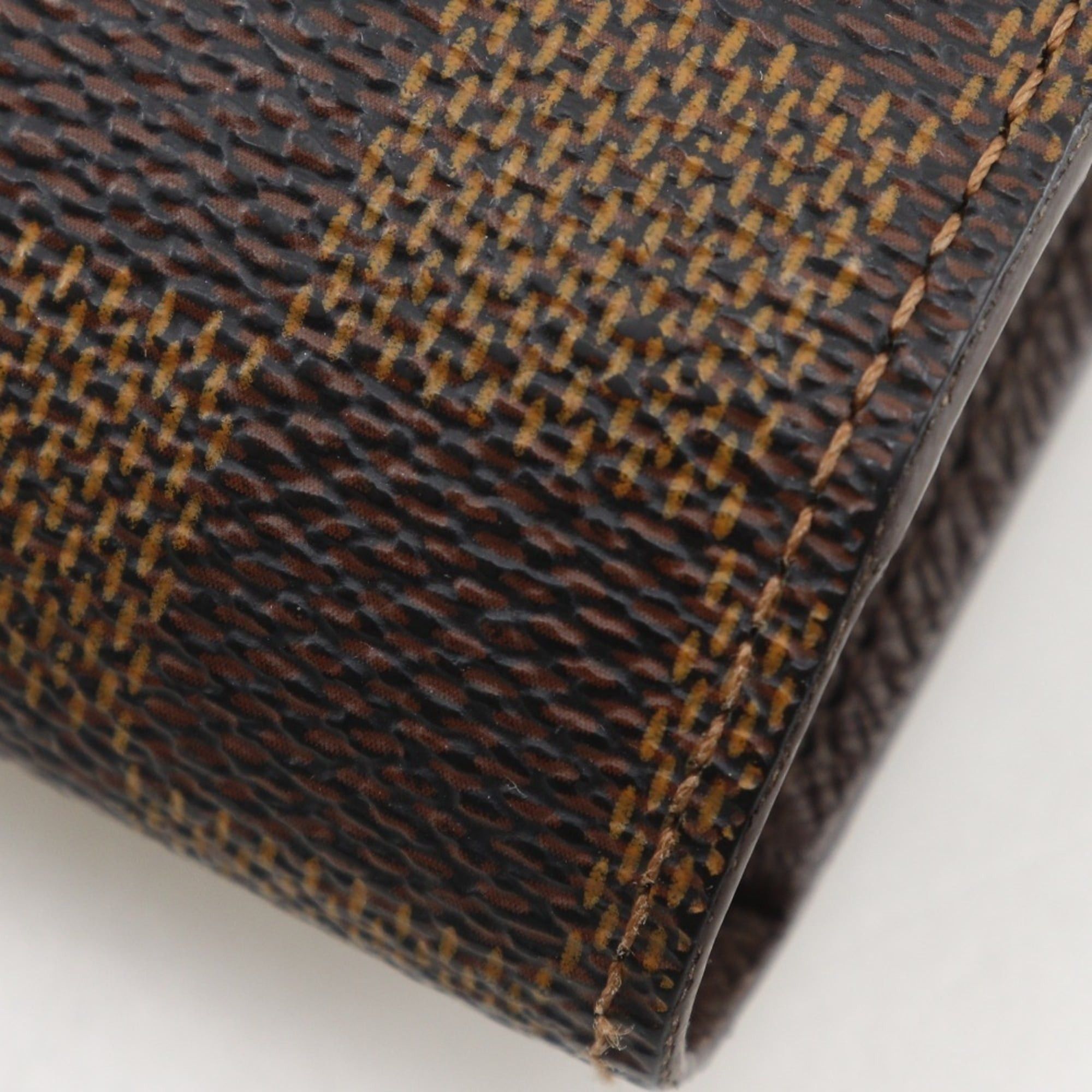 Louis Vuitton Louis Vuitton Portefeuille International Long Wallet N61217 Damier Canvas 2009 Brown TH4079 Snap Button Unisex Size ONE SIZE - 7 Thumbnail