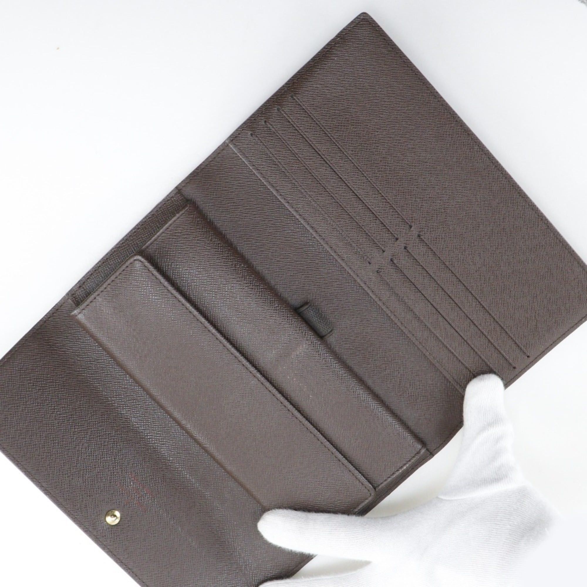 Louis Vuitton Louis Vuitton Portefeuille International Long Wallet N61217 Damier Canvas 2009 Brown TH4079 Snap Button Unisex Size ONE SIZE - 12 Thumbnail