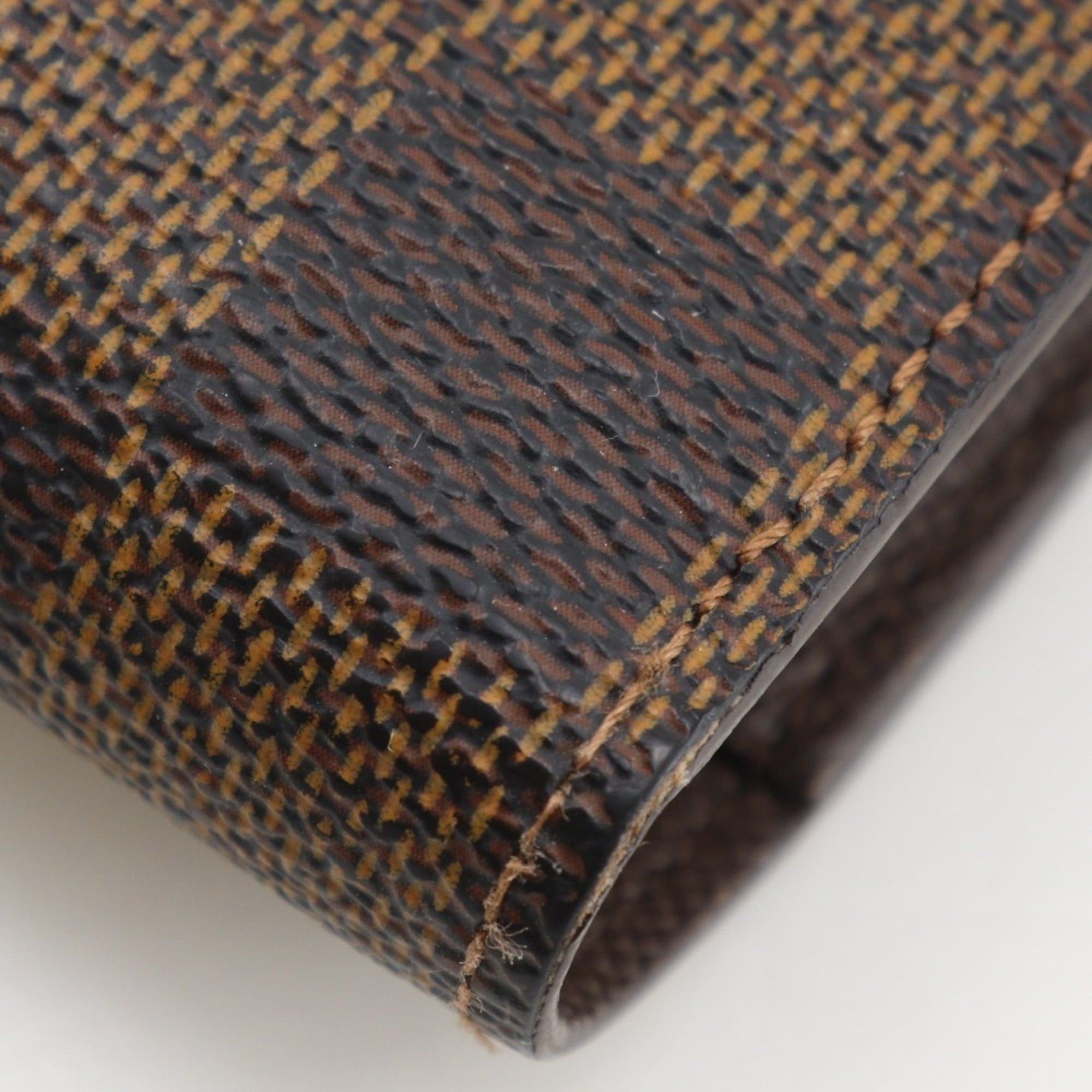 Louis Vuitton Louis Vuitton Portefeuille International Long Wallet N61217 Damier Canvas 2009 Brown TH4079 Snap Button Unisex Size ONE SIZE - 5 Thumbnail