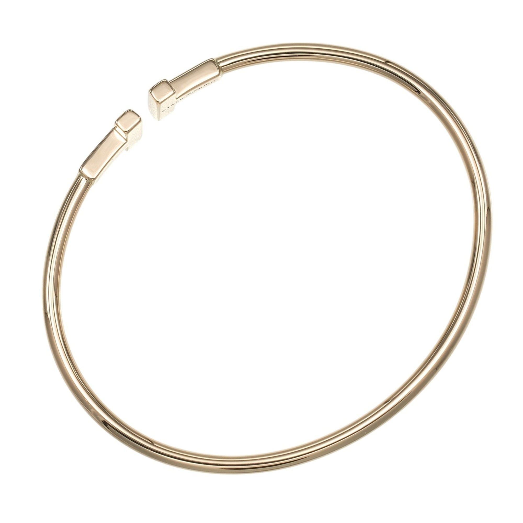 Tiffany & Co. Tiffany & Co. T-Wire Bracelet, Inner Circumference Approx. 15.5cm, 18K Pink Gold, 7.78g. Size ONE SIZE - 2 Thumbnail