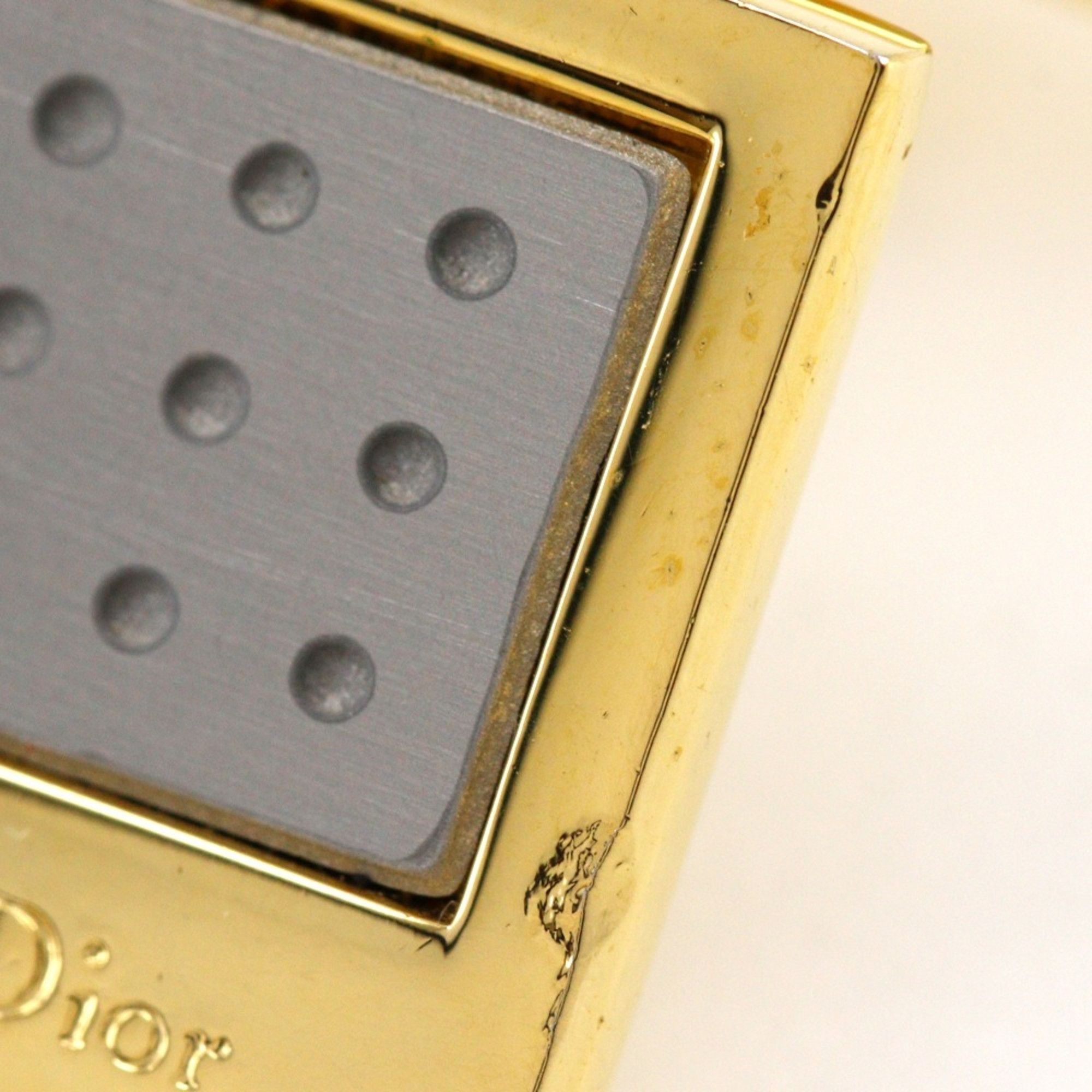 Dior Christian Dior logo cufflinks, gold plated, square shape, for men. Size ONE SIZE - 6 Thumbnail