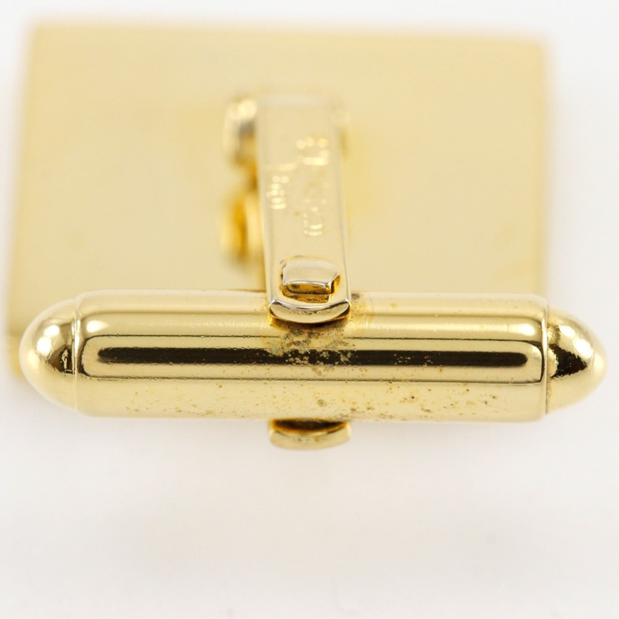 Dior Christian Dior logo cufflinks, gold plated, square shape, for men. Size ONE SIZE - 5 Thumbnail