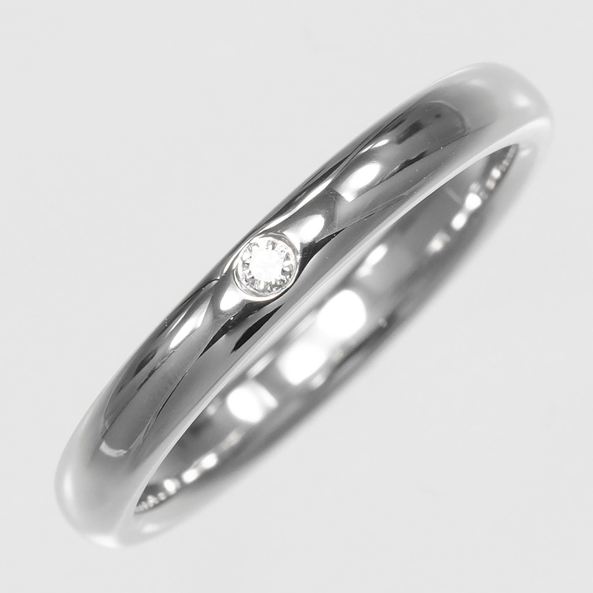 Tiffany & Co. Tiffany & Co. Stacking Band Ring, Size 11, Platinum 950, Diamond, Approx. 5.21g. Size ONE SIZE - 6 Thumbnail