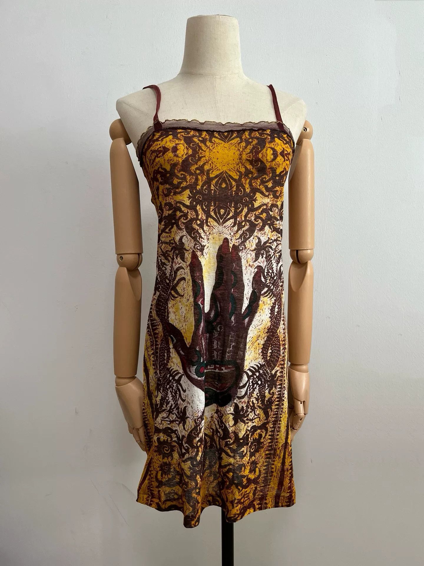 Jean Paul Gaultier Jean Paul Gaultier Claw Print Dress Size M / US 6-8 / IT 42-44 - 8 Thumbnail