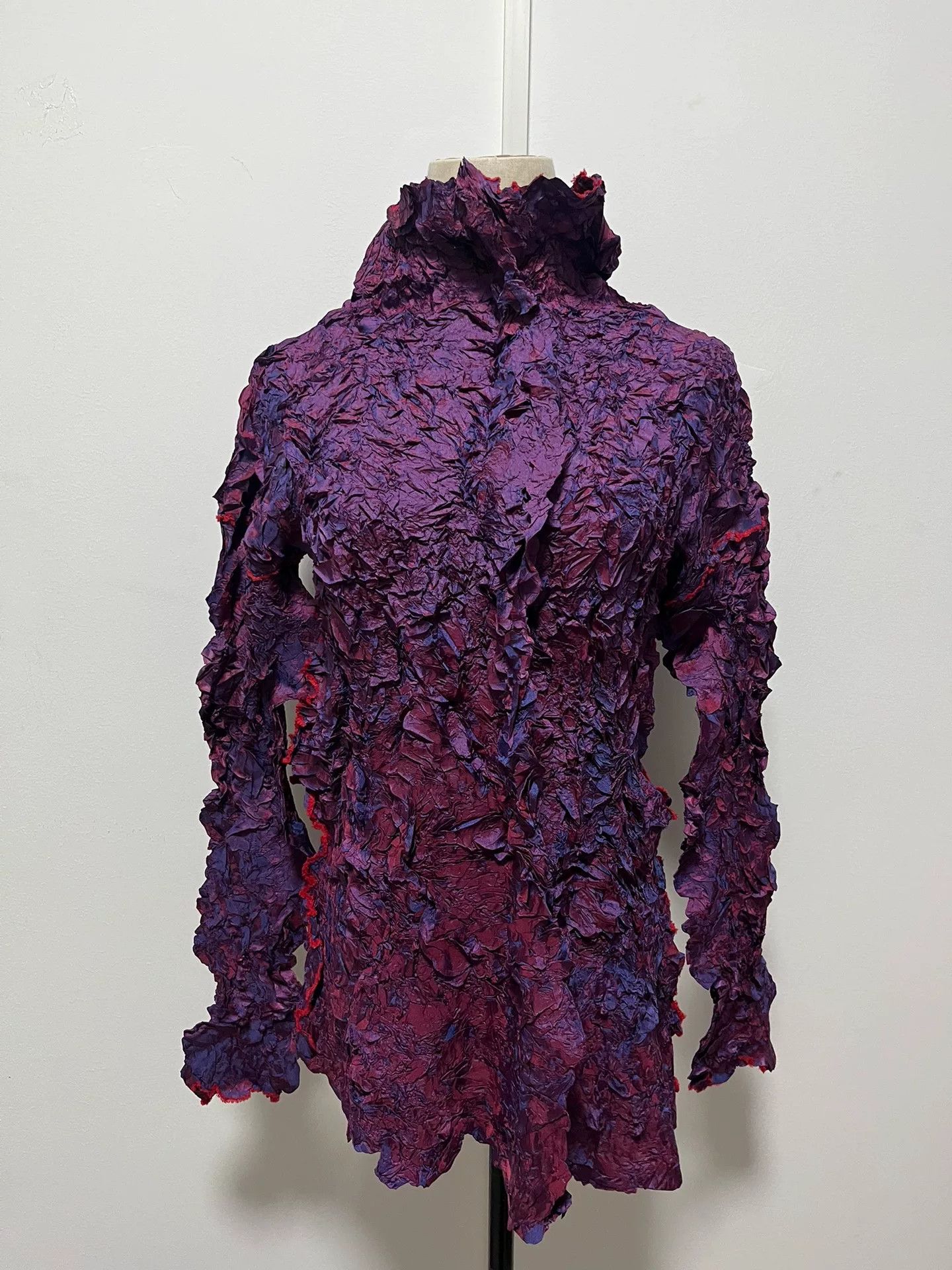 Issey Miyake Issey Miyake 1999FW Pleated Top Size M / US 6-8 / IT 42-44 - 2 Thumbnail