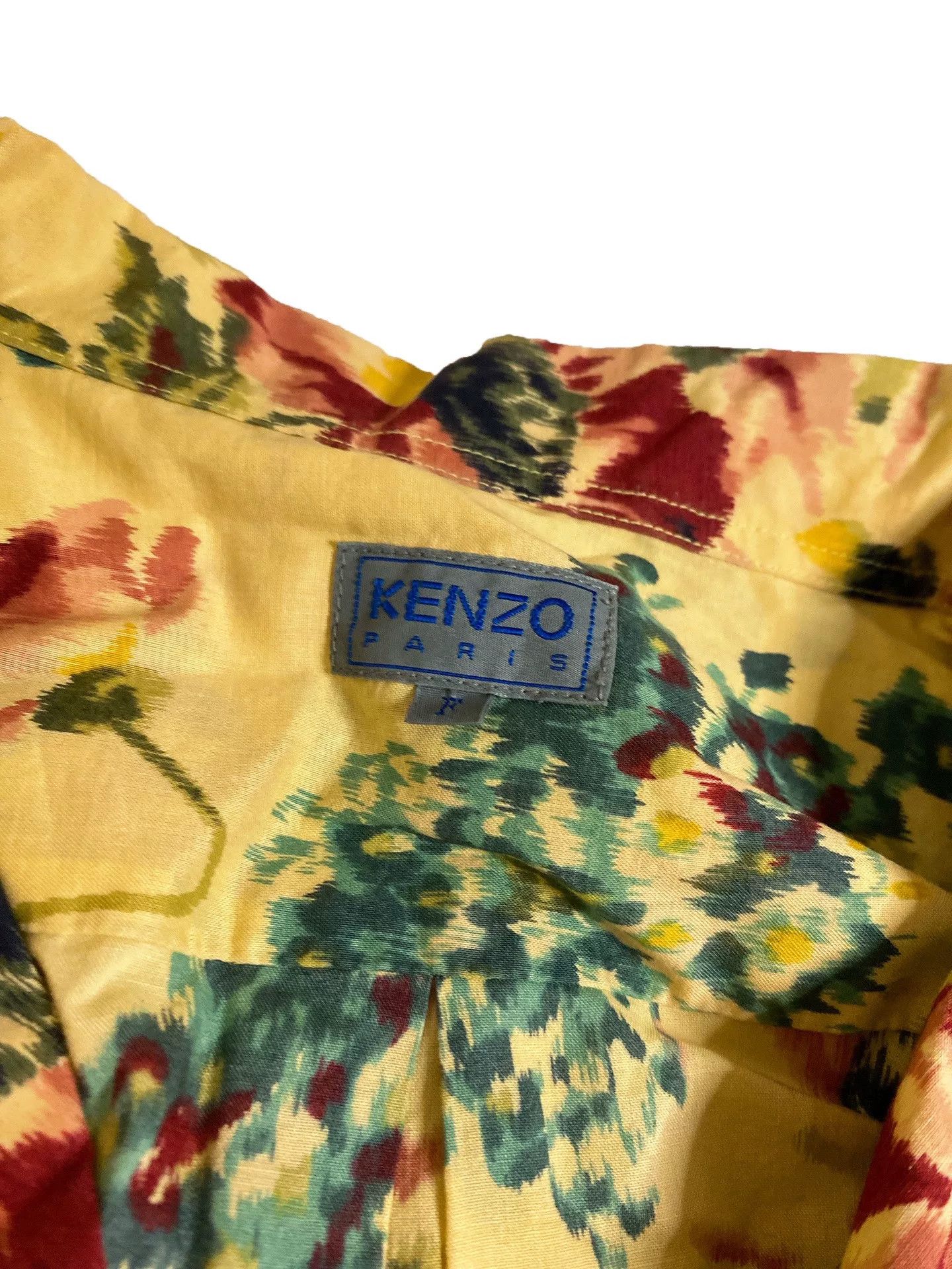 Kenzo KENZO Vintage Floral Print Shirt Size US M / EU 48-50 / 2 - 4 Thumbnail