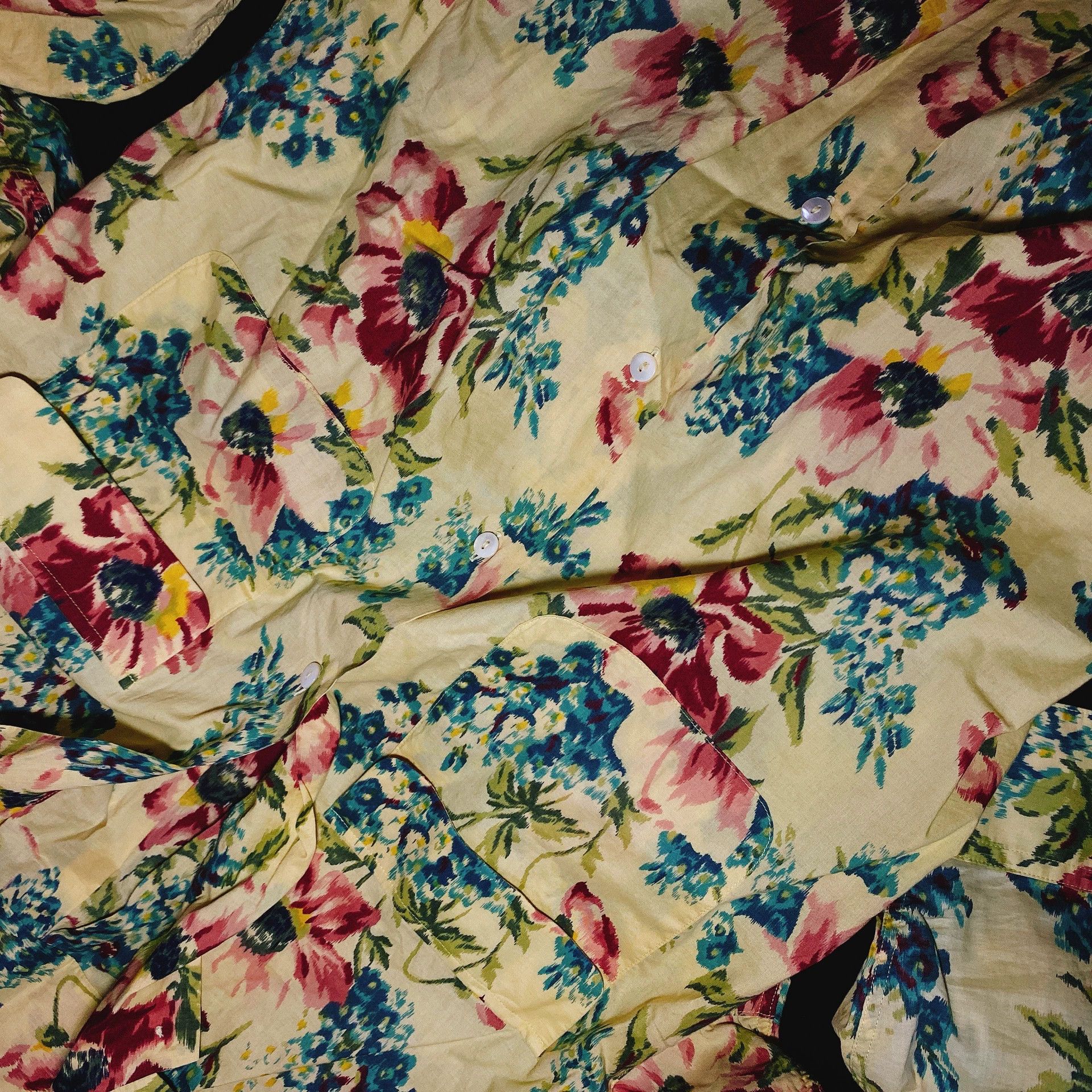 Kenzo KENZO Vintage Floral Print Shirt Size US M / EU 48-50 / 2 - 6 Thumbnail