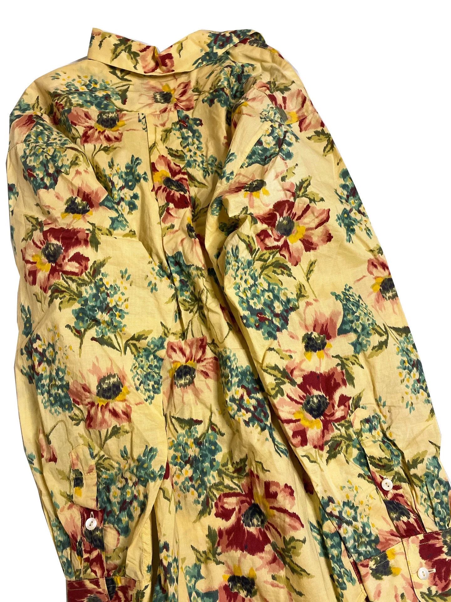 Kenzo KENZO Vintage Floral Print Shirt Size US M / EU 48-50 / 2 - 3 Thumbnail
