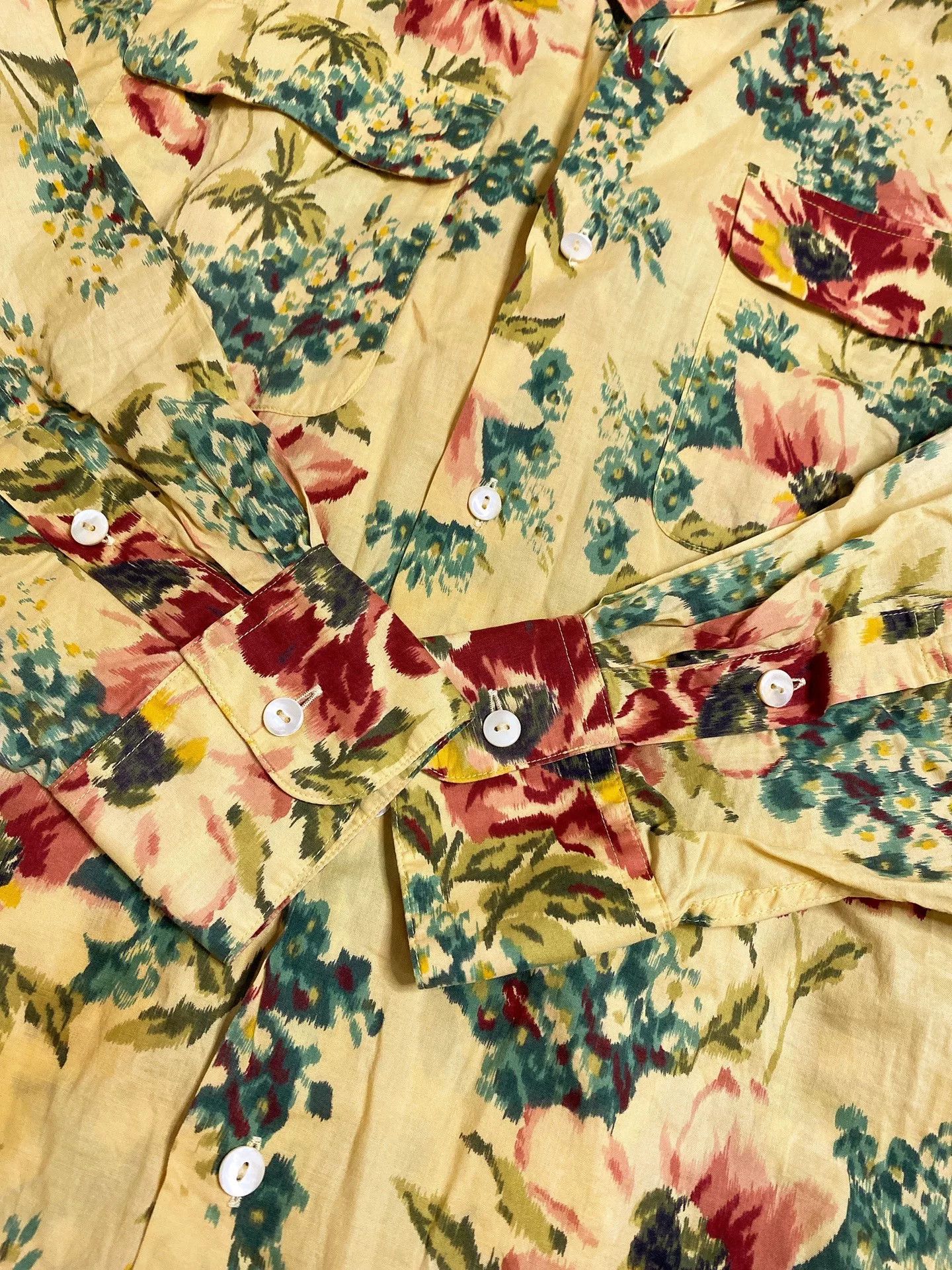 Kenzo KENZO Vintage Floral Print Shirt Size US M / EU 48-50 / 2 - 5 Thumbnail