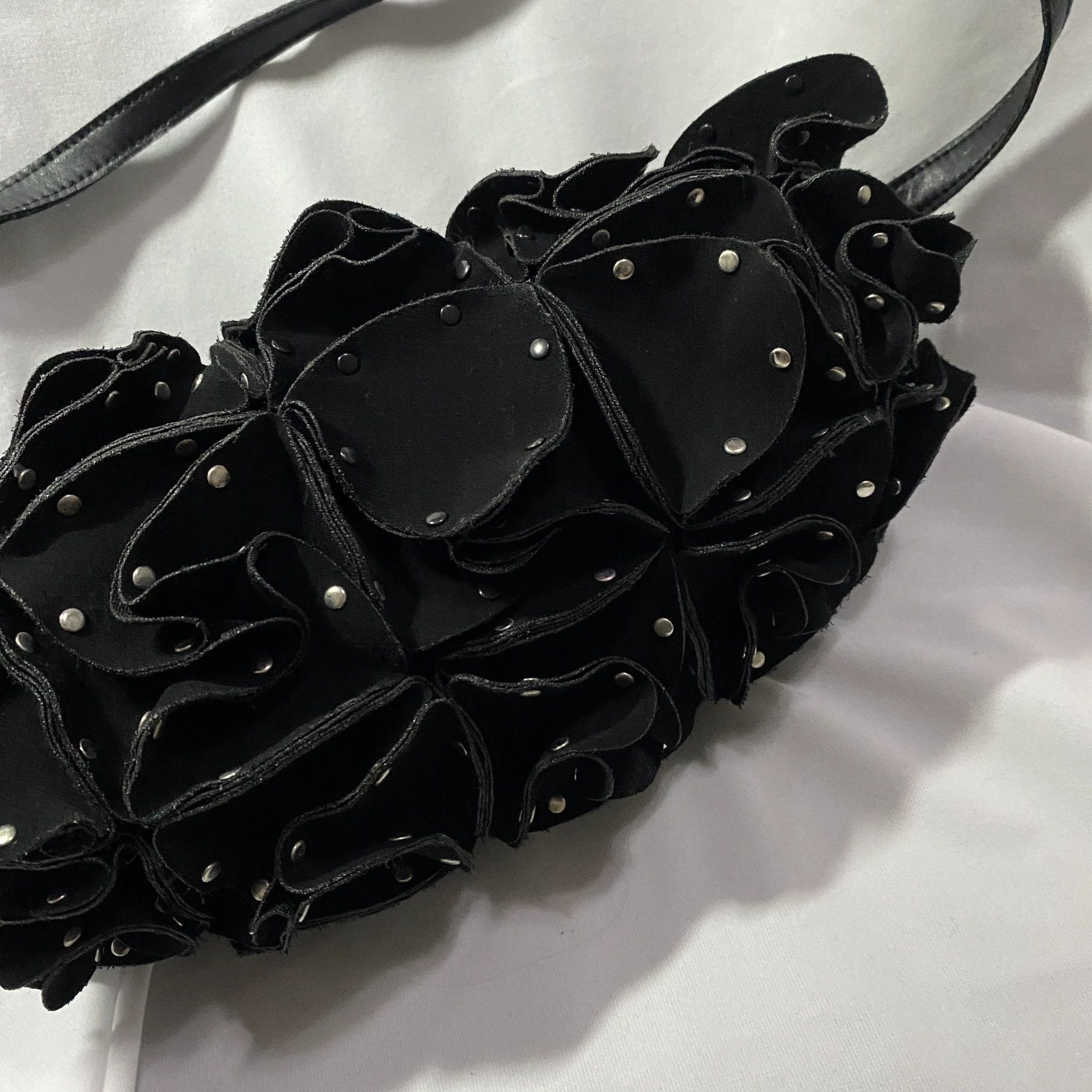 Noir Kei Ninomiya Noir Kei Ninomiya CDG Rivet Crossbody Bag Size ONE SIZE - 2 Thumbnail