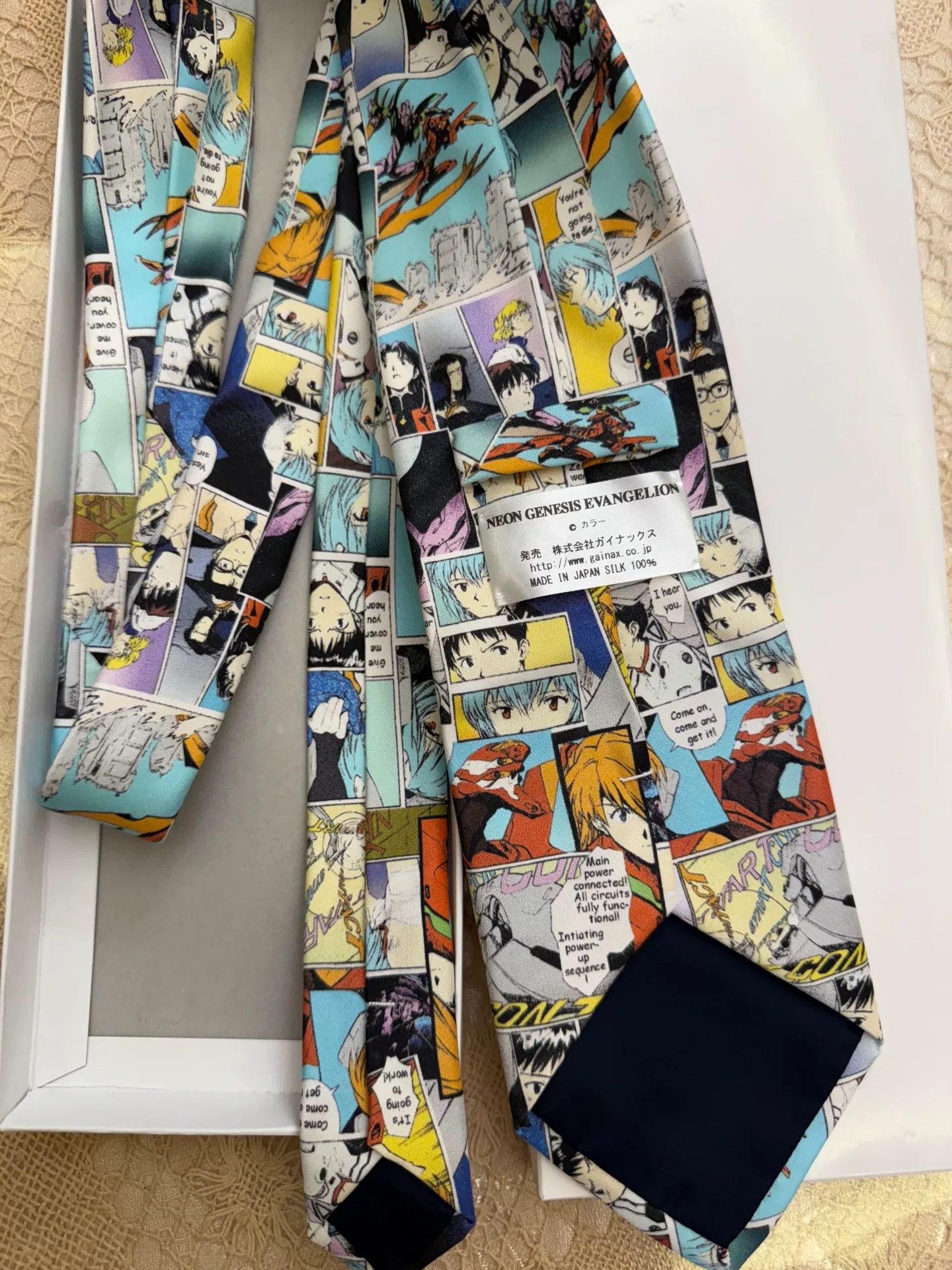 Vintage EVA Neon Genesis Evangelion Limited Tie Size ONE SIZE - 3 Thumbnail