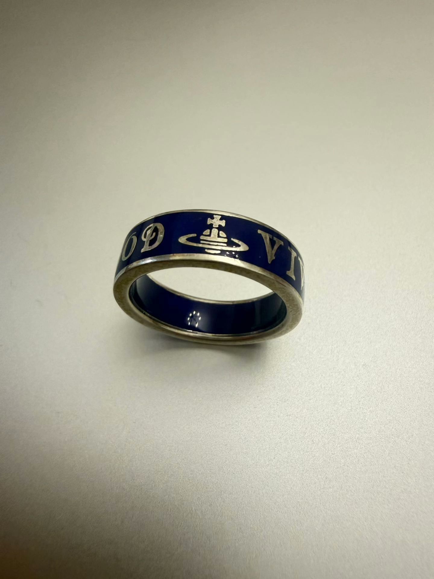 Vivienne Westwood Vivienne Westwood Saturn Enamel Ring Size ONE SIZE - 2 Thumbnail