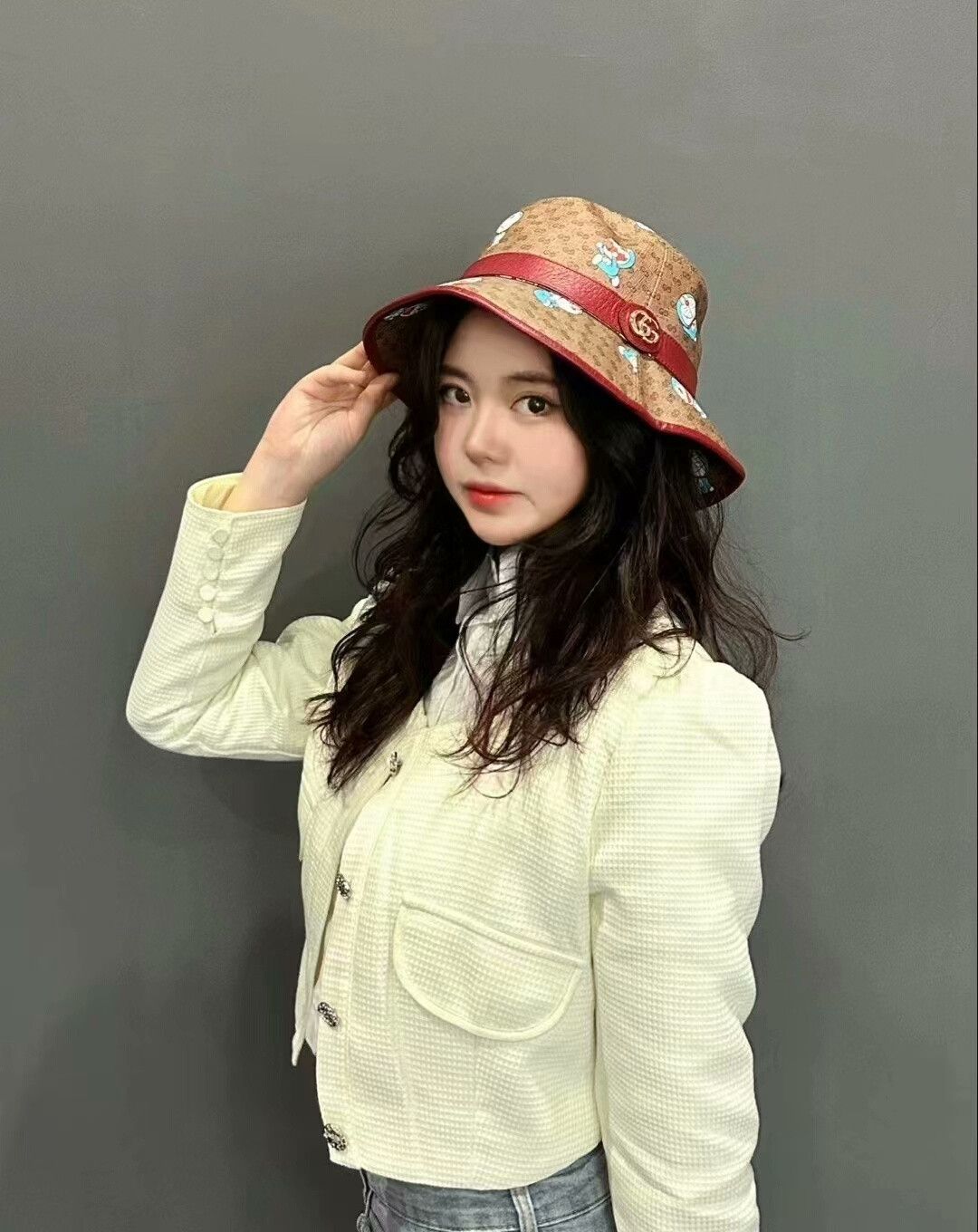 Gucci Gucci Doraemon Collaboration Bucket Hat Size ONE SIZE - 2 Thumbnail