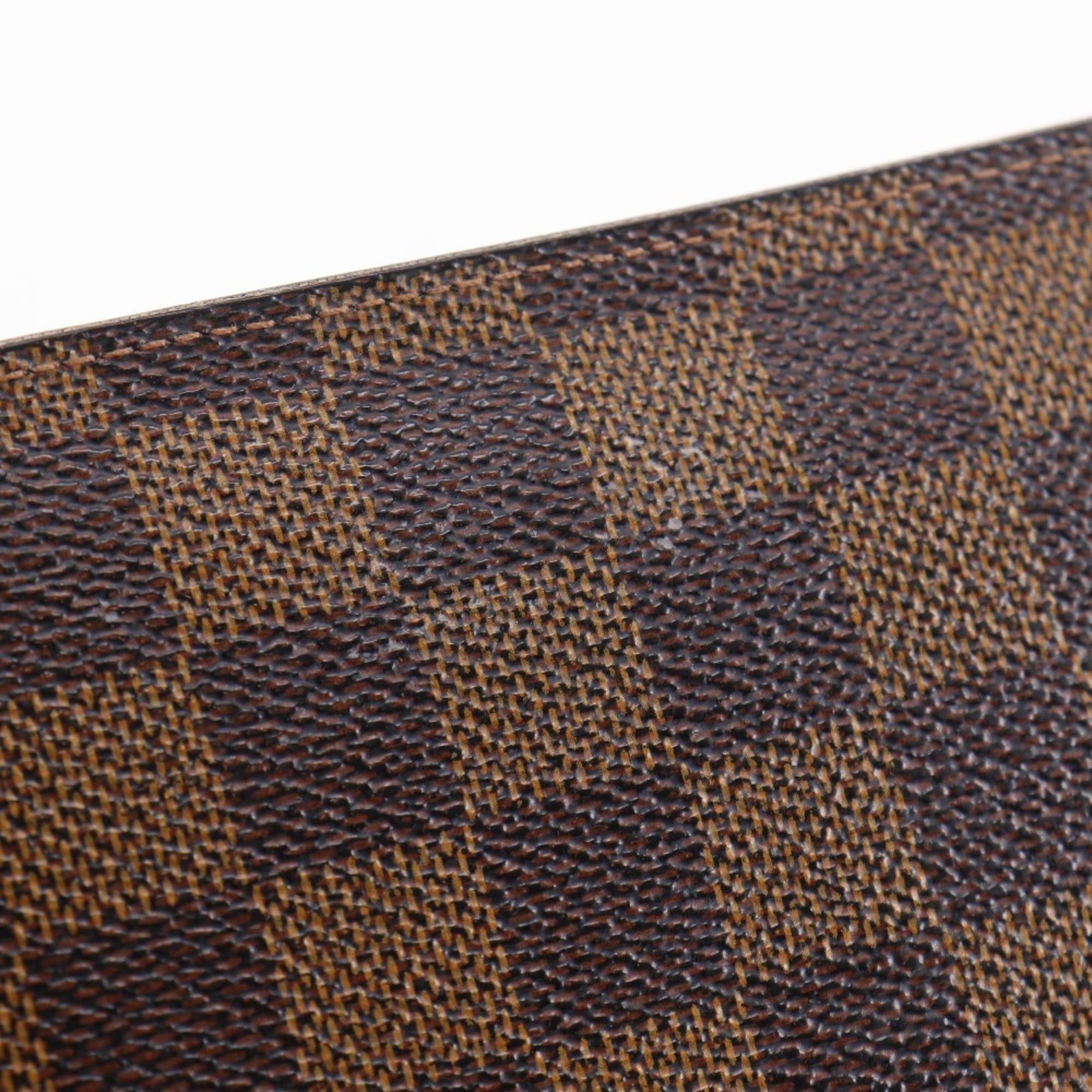 Louis Vuitton Louis Vuitton Porte Monnaie Zip Long Wallet N61728 Damier Canvas 2001 Brown CT1001 Zipper Unisex Size ONE SIZE - 14 Thumbnail